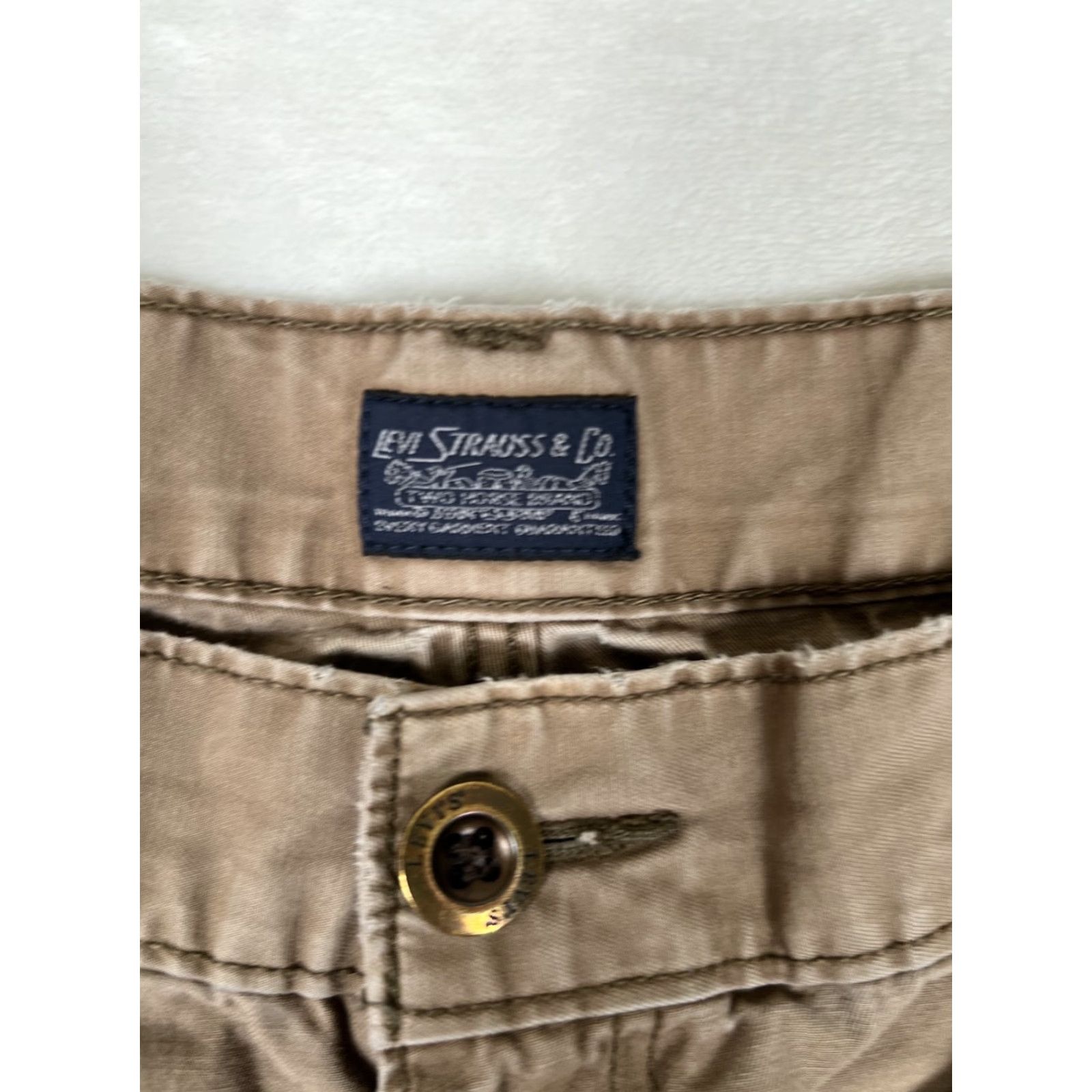 Levi's VINTAGE Levi’s Cargo Shorts Men Regular 32 Brown Cotton 90s Outdoor 12in Inseam Mens Size US 32 / EU 48 - 3 Thumbnail