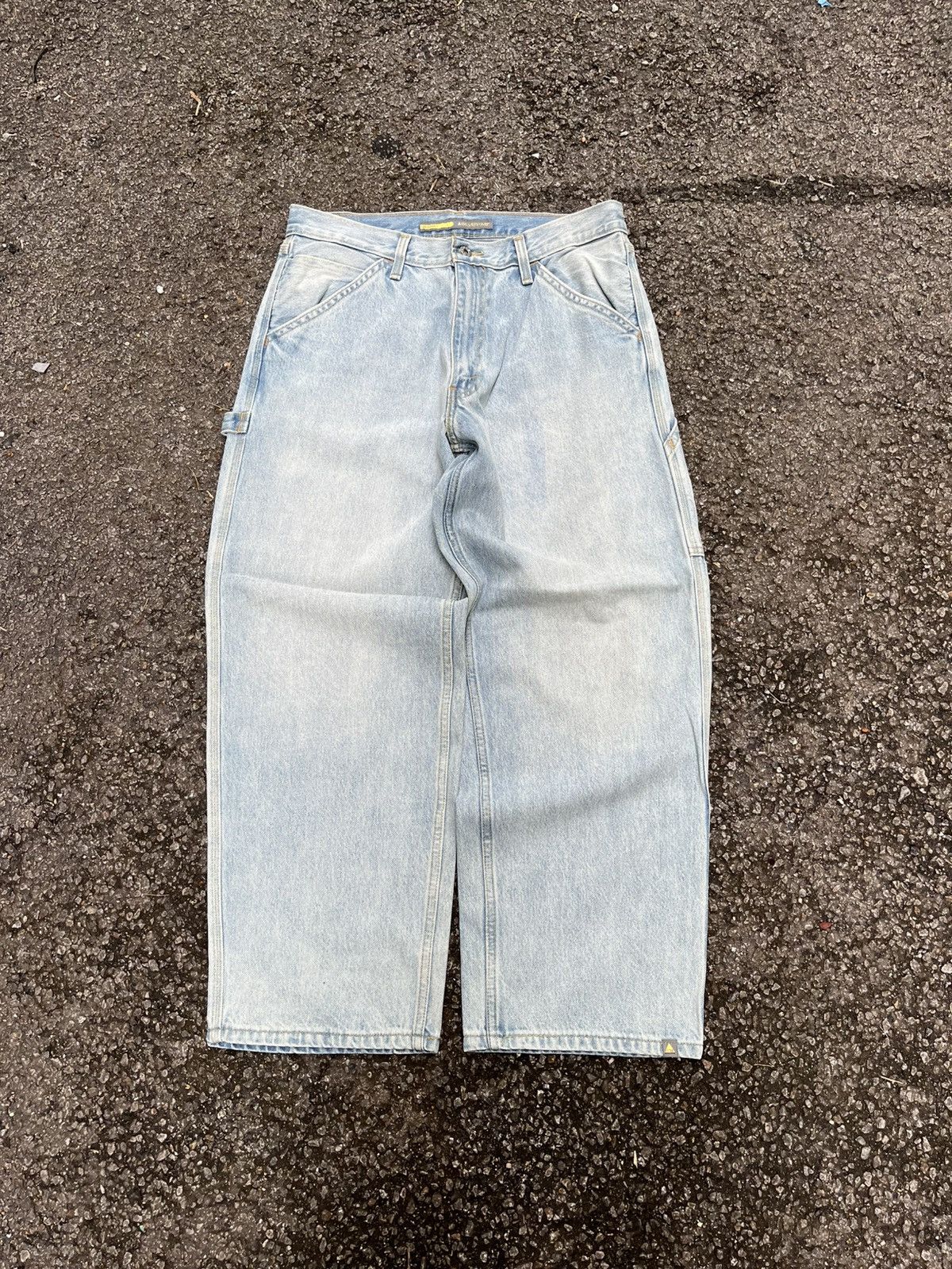 Levi's Levis Silvertab Baggy Jeans Light Blue Denim Carpenter Size US 33 - 1 Thumbnail