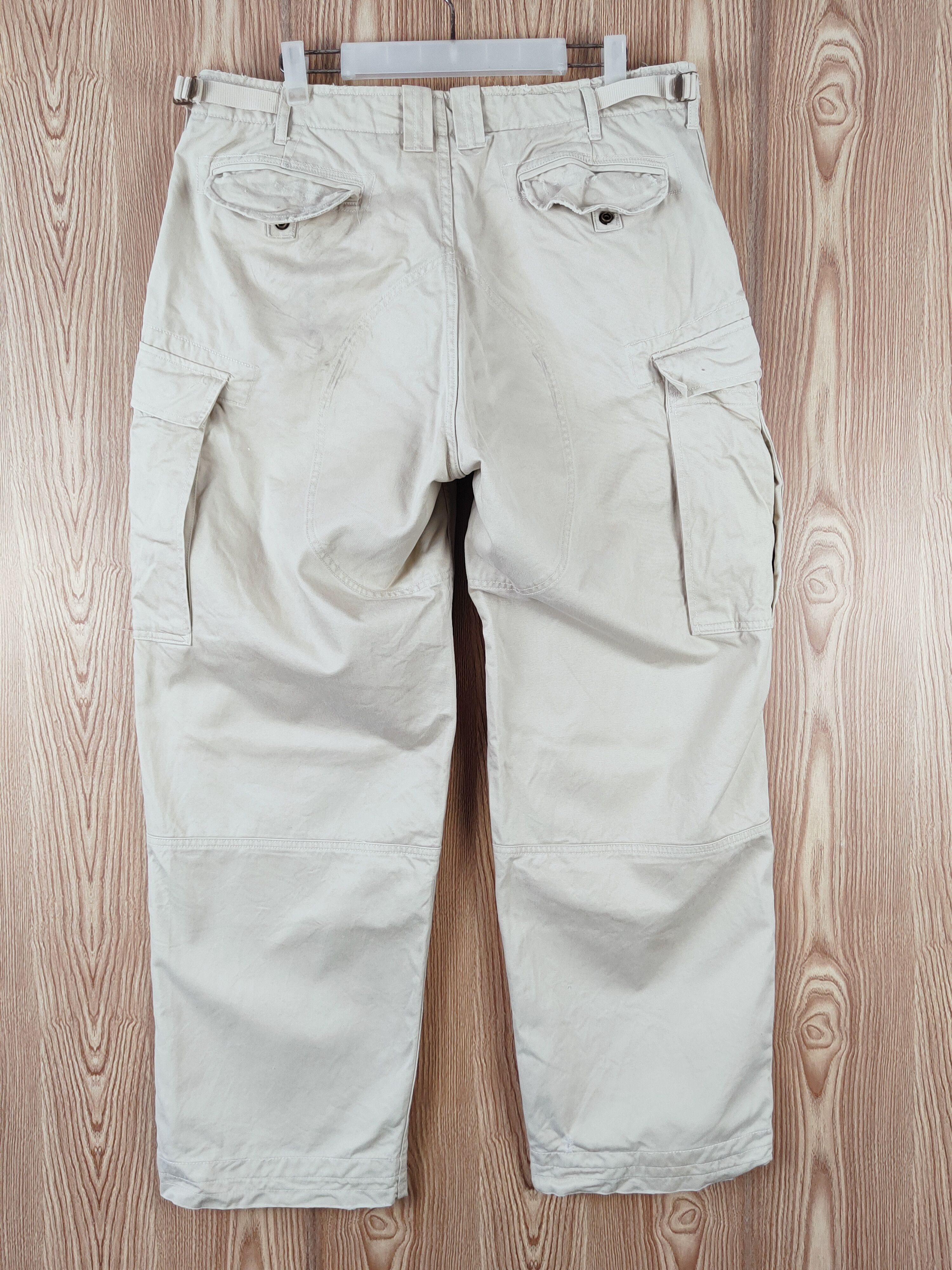 Polo Ralph Lauren Polo Ralph Lauren Cream Multipocket Cargo Pants #W115 Size US 34 / EU 50 - 7 Thumbnail