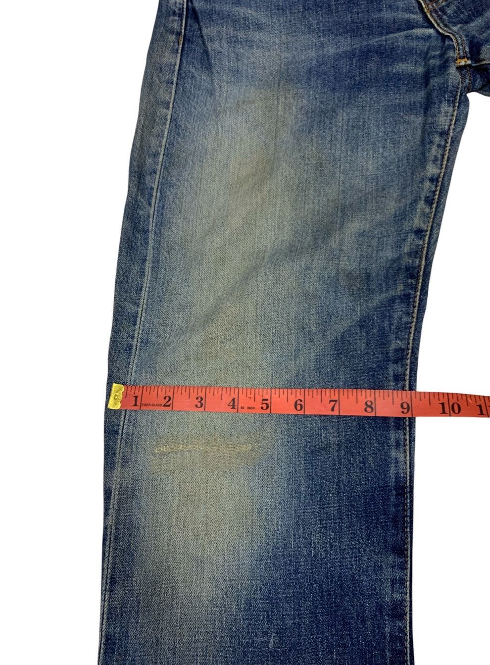Levi's Levis Big E 502 Selvedge Japan distress Denim Size US 32 / EU 48 - 9 Thumbnail