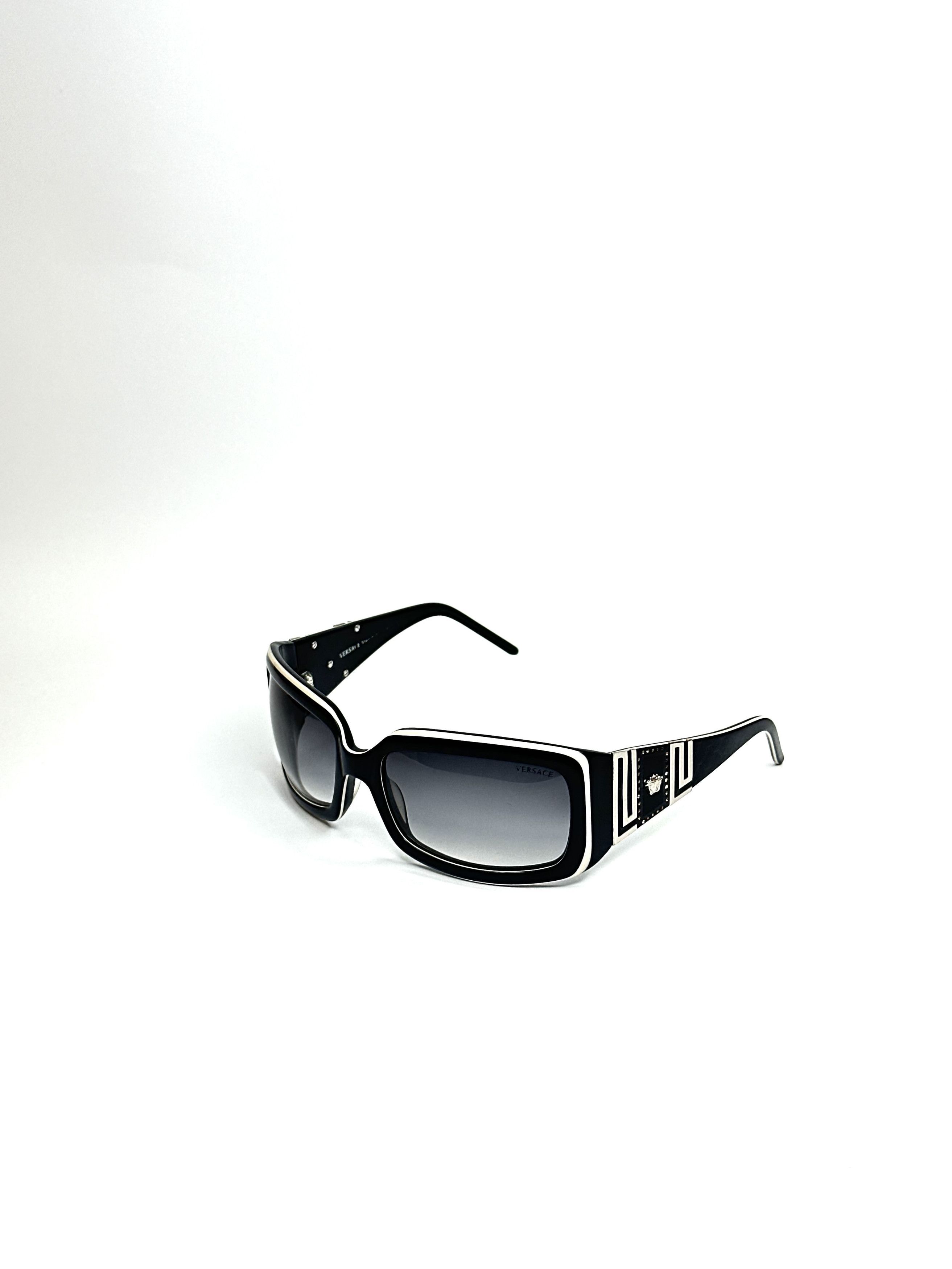 Versace Versace Barocco Rhinestones Swarovski Vintage Sunglasses Size ONE SIZE - 2 Thumbnail