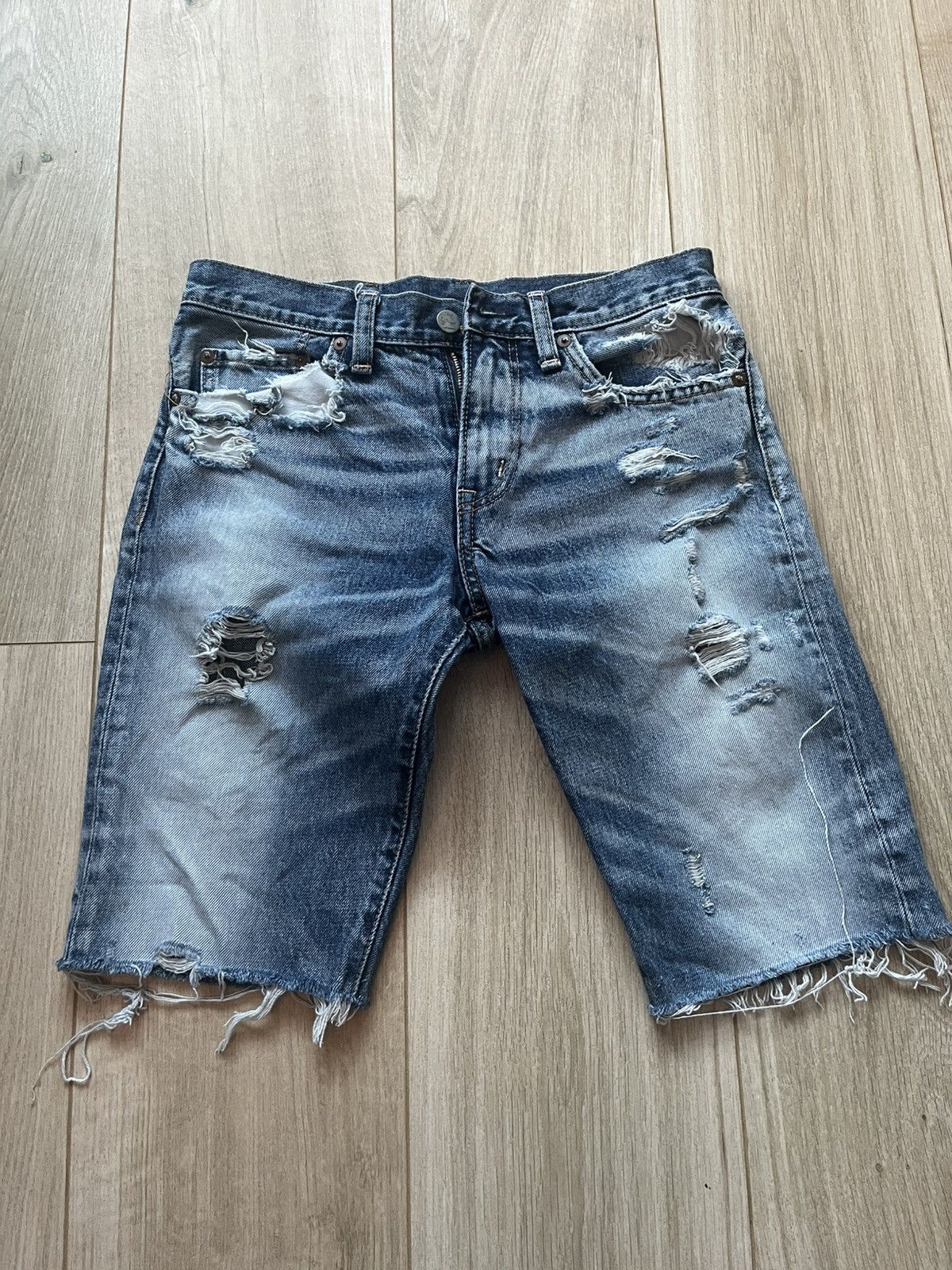 Japanese Brand Denim shorts Size US 27 - 1 Thumbnail