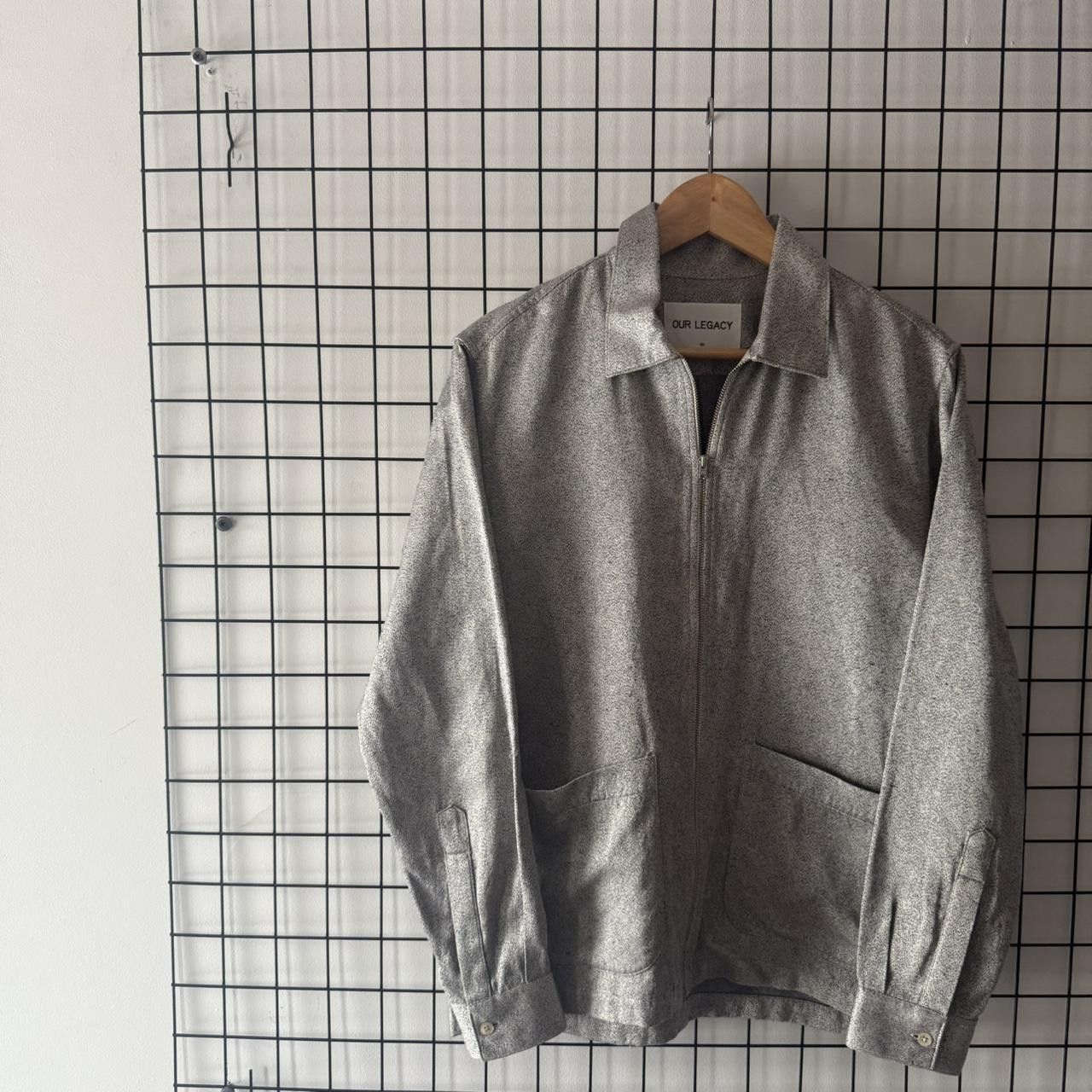 Our Legacy Our Legacy Overshirt Jacket Grey Zip Up Size US M / EU 48-50 / 2 - 2 Thumbnail