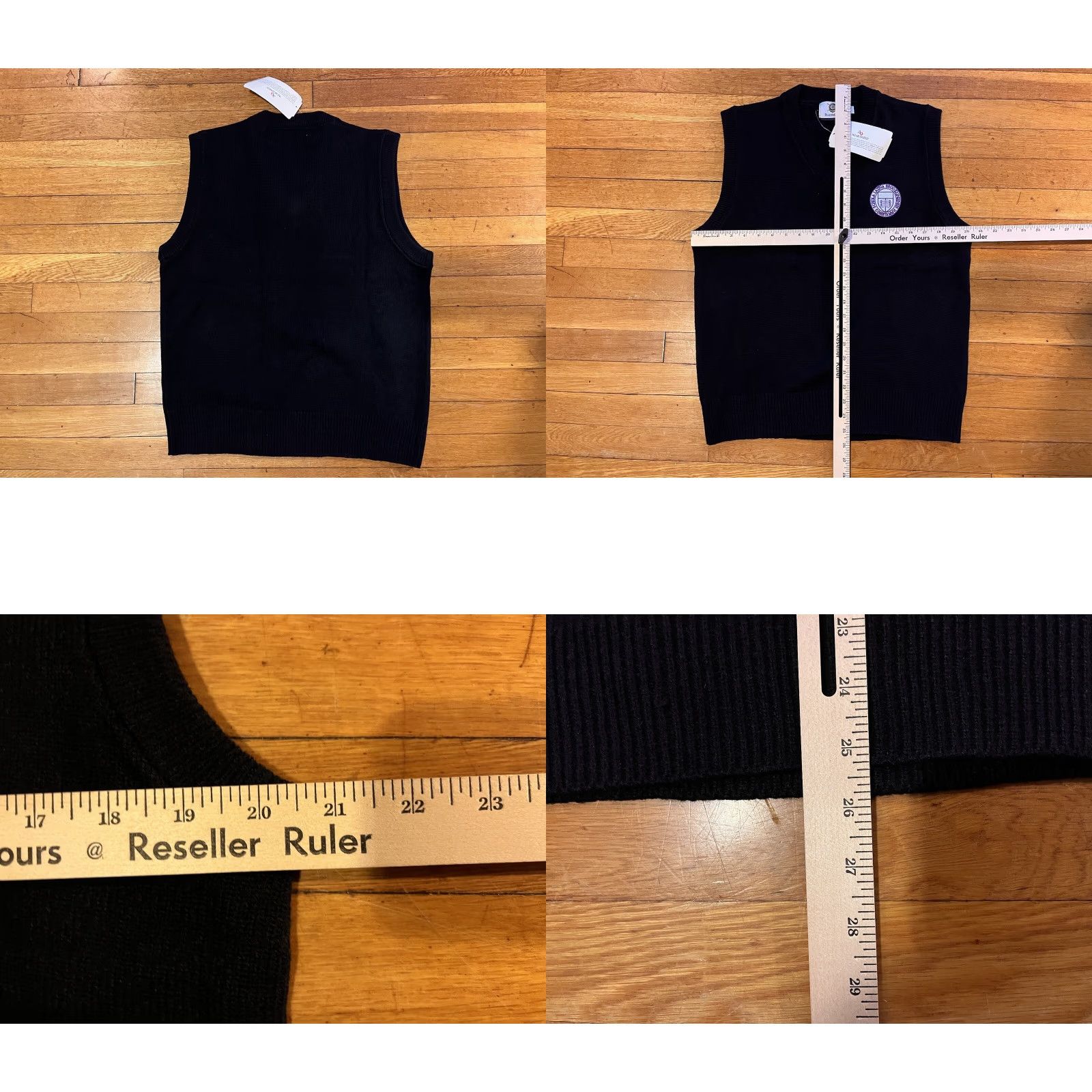 Vintage VINTAGE The Brooklyn Latin School Uniform Sweater Vest Medium Blue Size US M / EU 48-50 / 2 - 8 Thumbnail