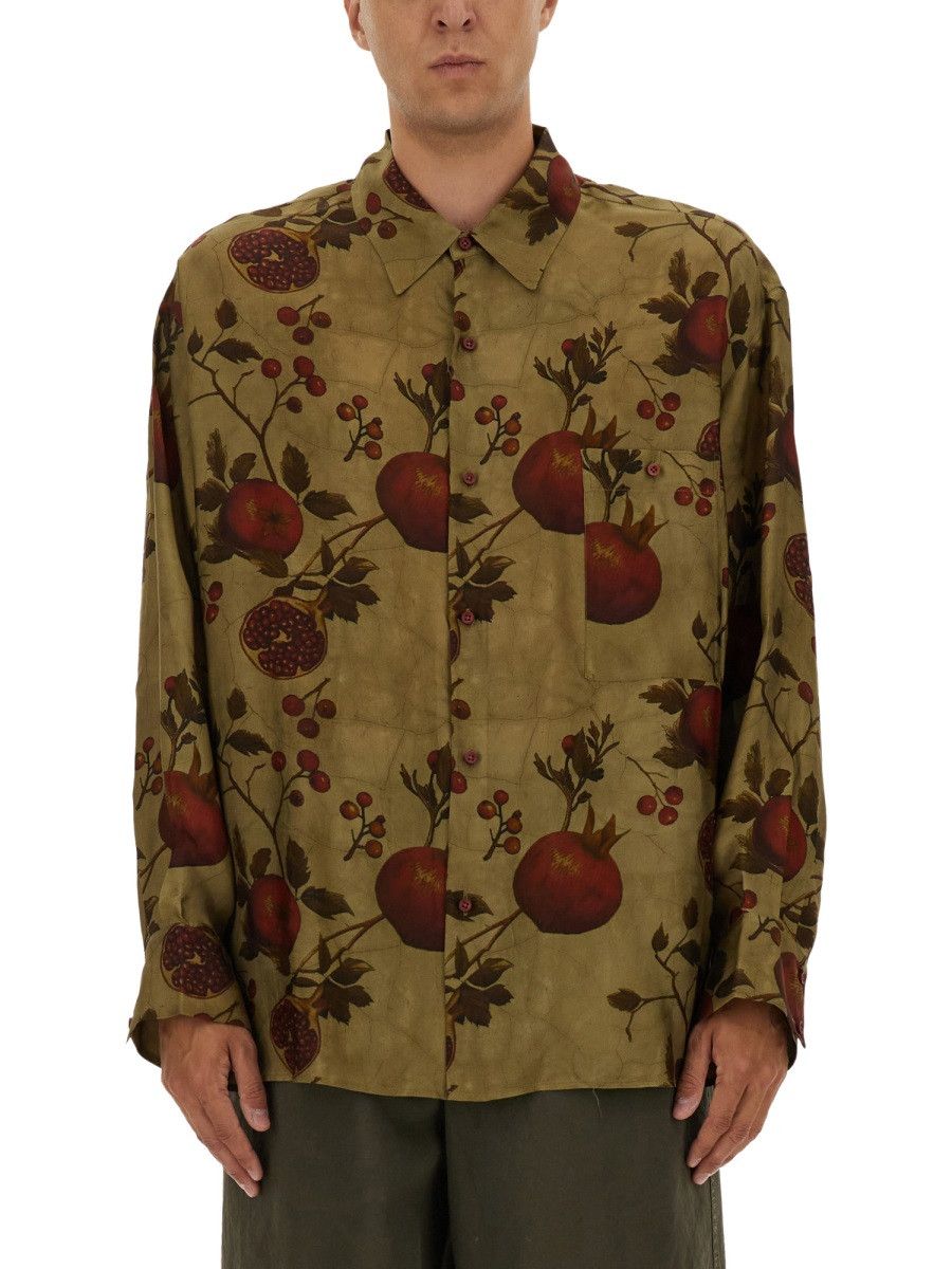Uma Wang UMA WANG POMEGRANATE PRINT SHIRT - MULTICOLOUR Size US M / EU 48-50 / 2 - 1 Thumbnail