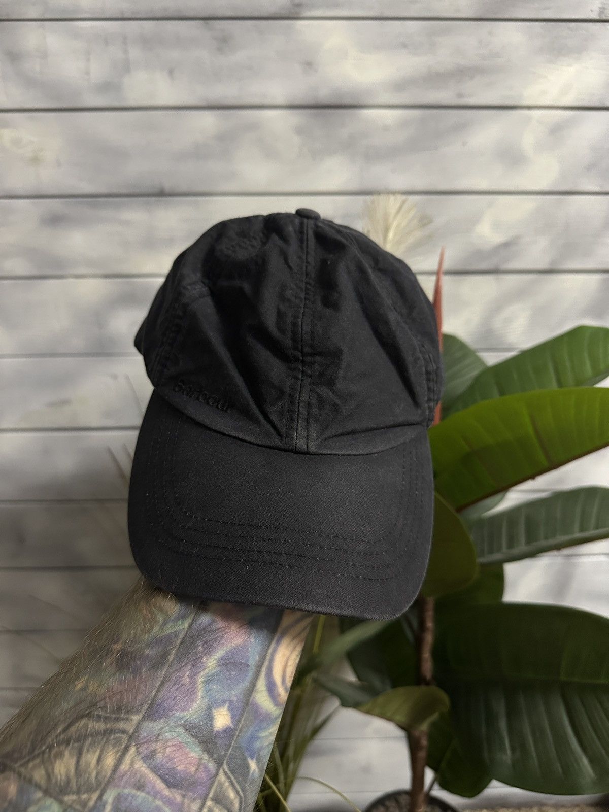 Barbour Rare Cap Barbour 100% Waxed Cotton Hat Y2K Size ONE SIZE - 2 Thumbnail