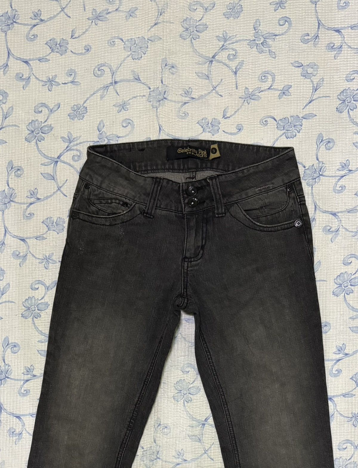 Vintage Celebrity Pink Jeans Streetwear Flared Denim Size US 28 / EU 44 - 5 Thumbnail