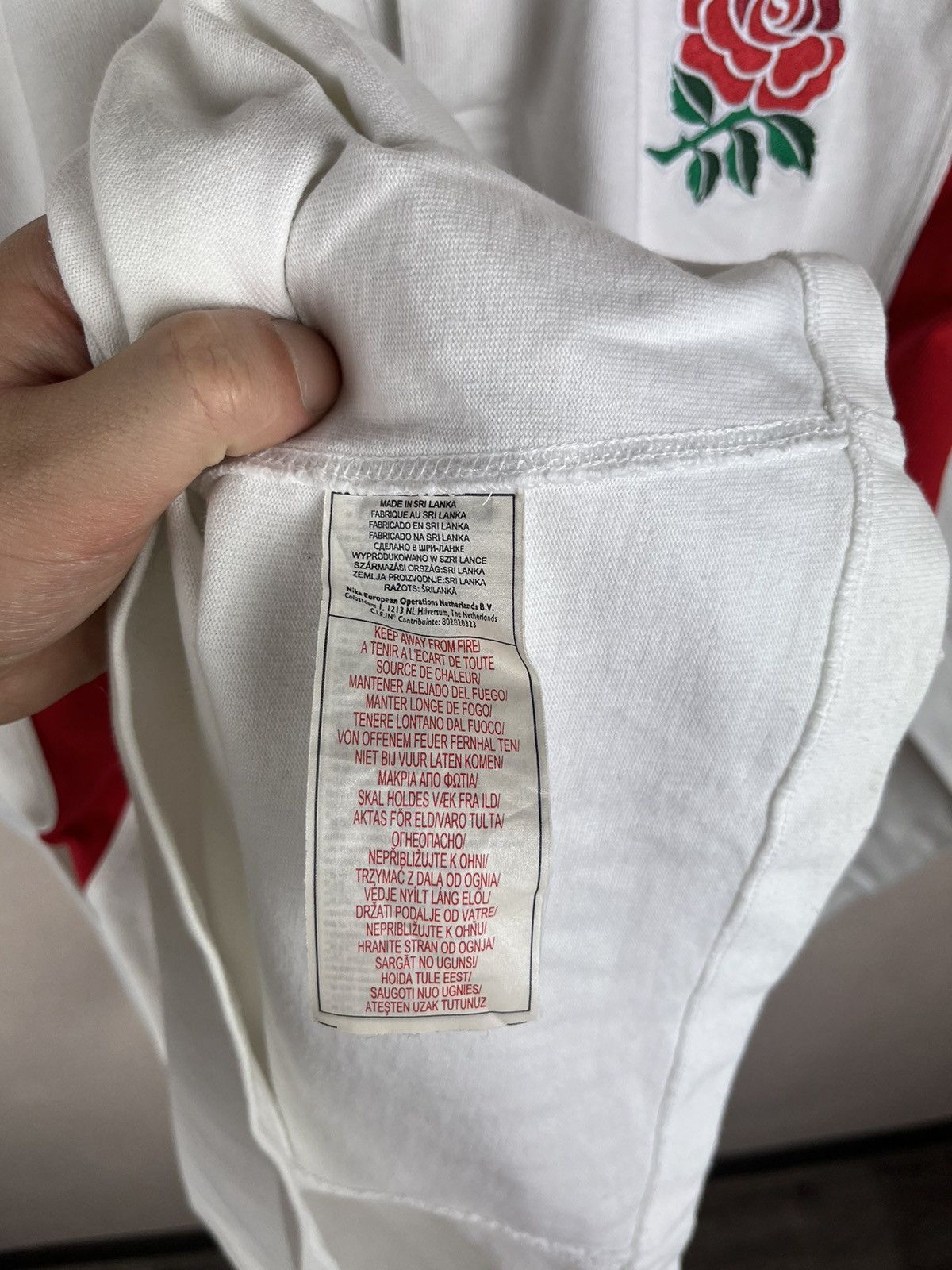 Nike VINTAGE NIKE ENGLAND RETRO RUGBY JERSEY DRILL BLOKE Y2K 90s Size US XXL / EU 58 / 5 - 13 Thumbnail