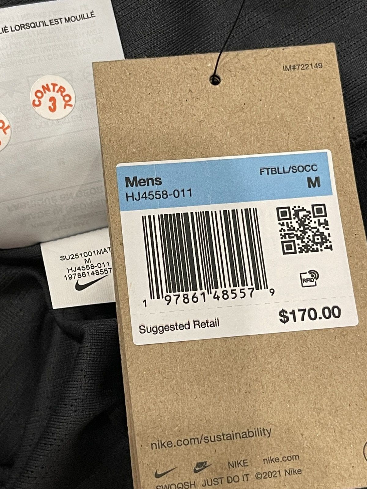 Nike Authentic Nike Tottenham MOHAMMED KUDUS🇬🇭 2025/26 away jersey Size US M / EU 48-50 / 2 - 3 Thumbnail