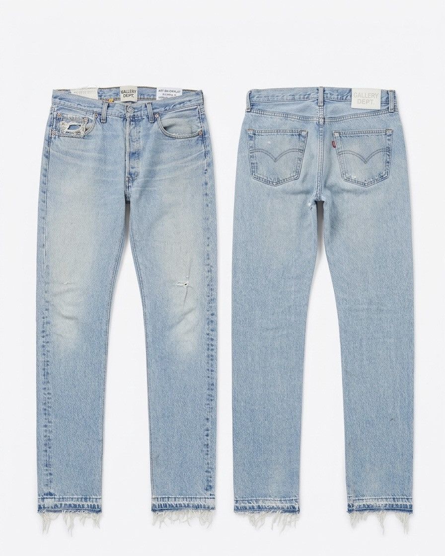 Gallery Dept. GALLERY DEPT. La Flare Deconstructed Levi's Jeans Size US 31 - 1 Thumbnail