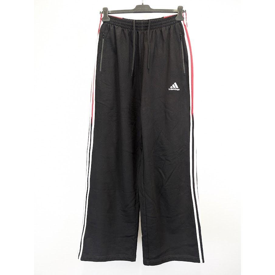 Adidas × Balenciaga o1rshd1 Track pants in Black/Red | Grailed