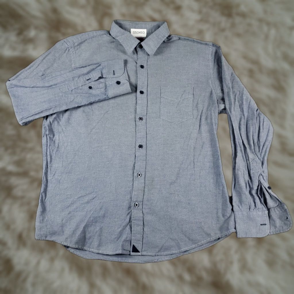 UNTUCKit UNTUCKit Shirt Mens L Blue Button-Up Long Sleeve Casual Colorful Modern Preppy American Classic Size US L / EU 52-54 / 3 - 1 Thumbnail