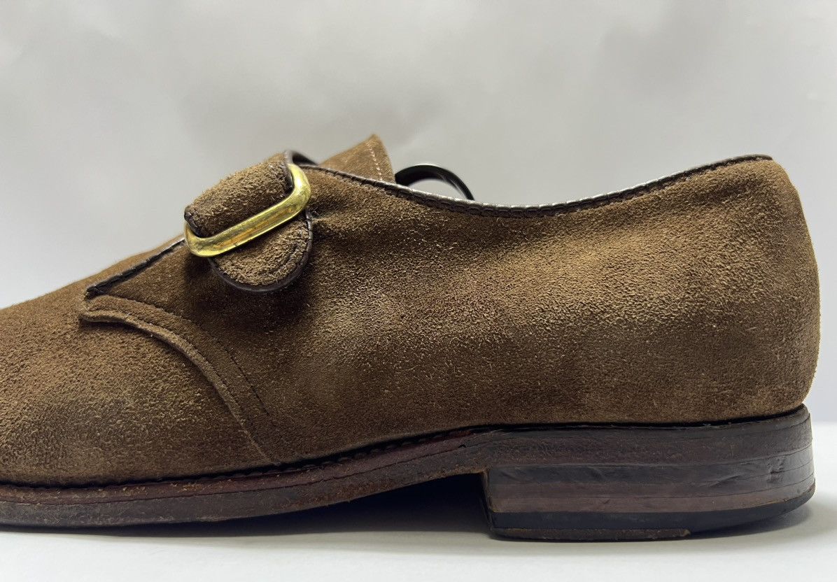 Alden Alden - Plain Toe Suede Monk Strap Derby Size US 8 / EU 41 - 11 Thumbnail