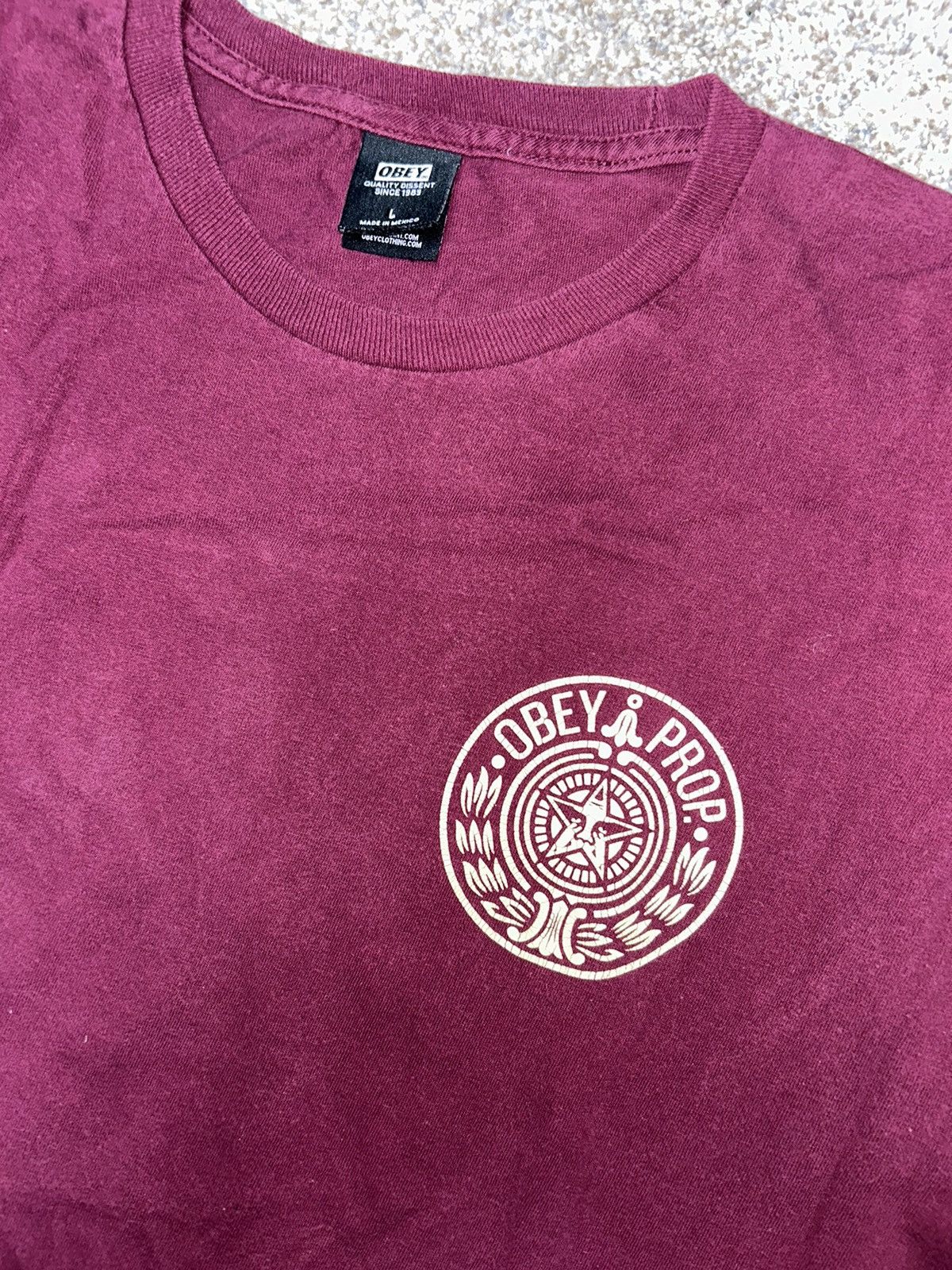 Obey OBEY Star Logo T-shirt Size US L / EU 52-54 / 3 - 2 Thumbnail