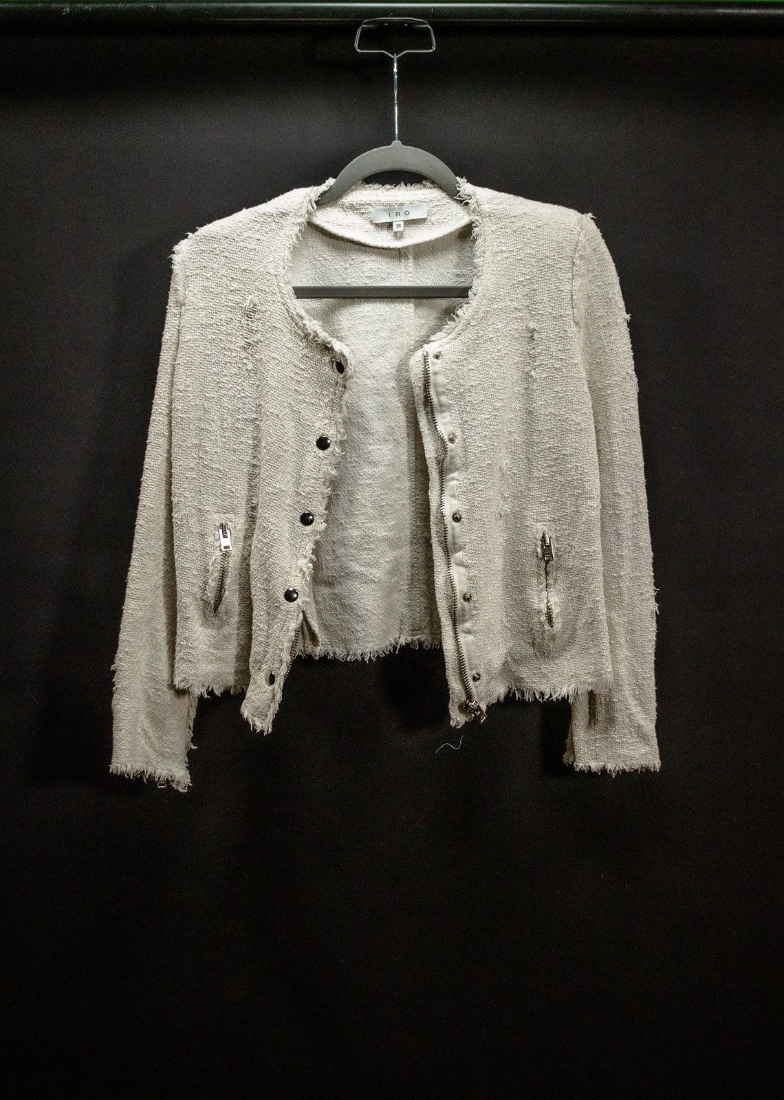 Iro Iro Distressed Button Up Sweater Size XS / US 0-2 / IT 36-38 - 1 Thumbnail