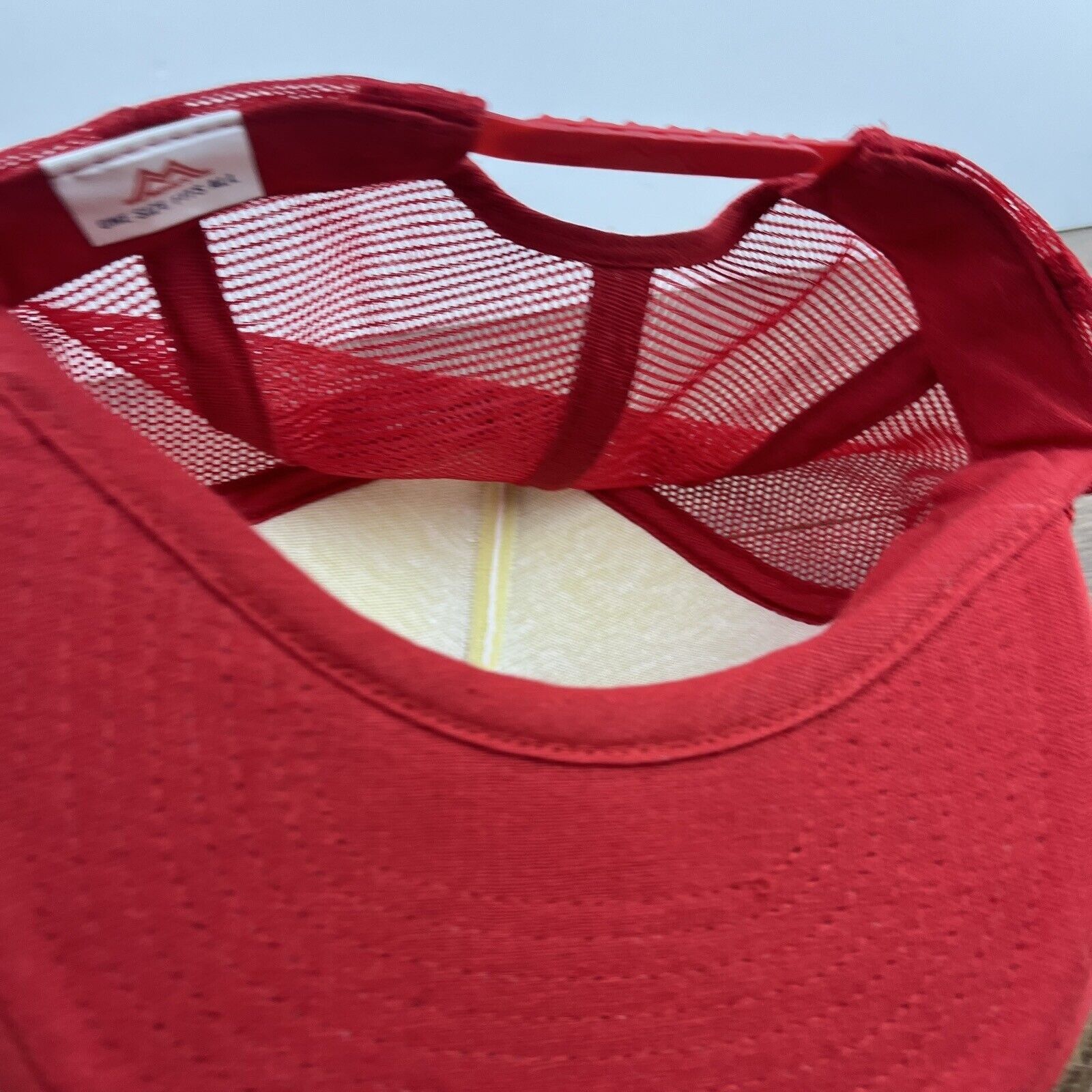 Other Sequola Supply Hat Red Hat Adjustable Adult Size Hat Red Cap Size ONE SIZE - 11 Thumbnail