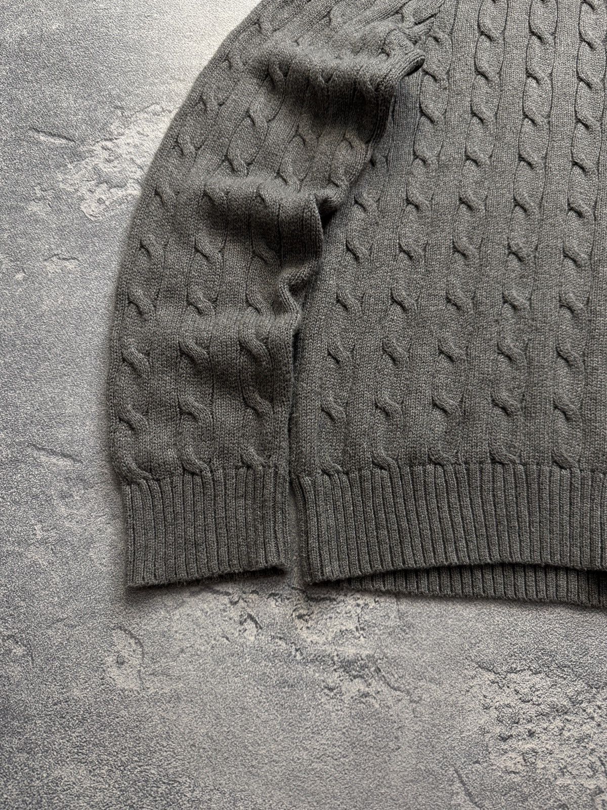 Polo Ralph Lauren Polo Ralph Lauren Sweater Men's Cable Knit Y2K Size US XL / EU 56 / 4 - 5 Thumbnail