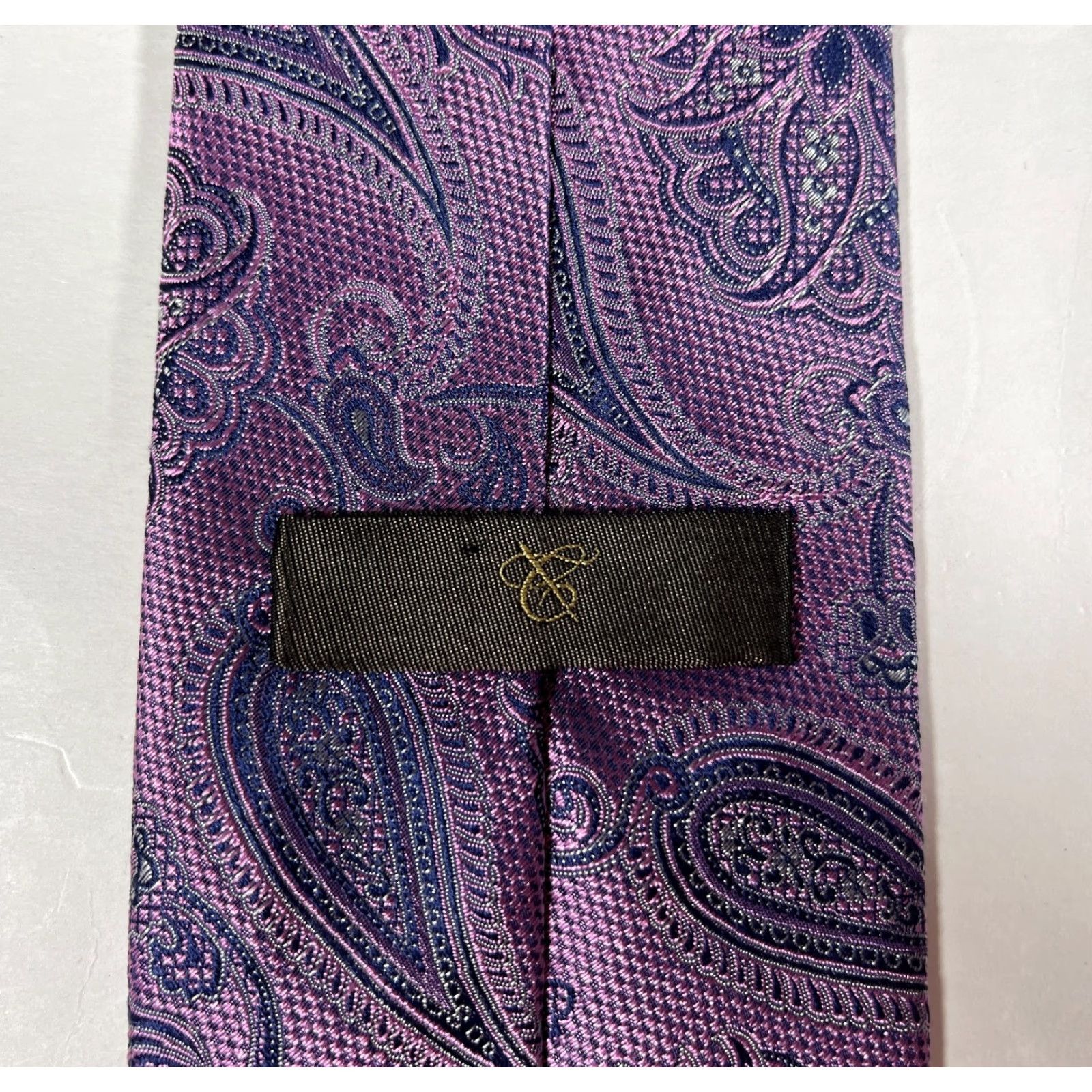 Canali Canali Tie Men's Woven Paisley Silk Made in Italy Size ONE SIZE - 7 Thumbnail