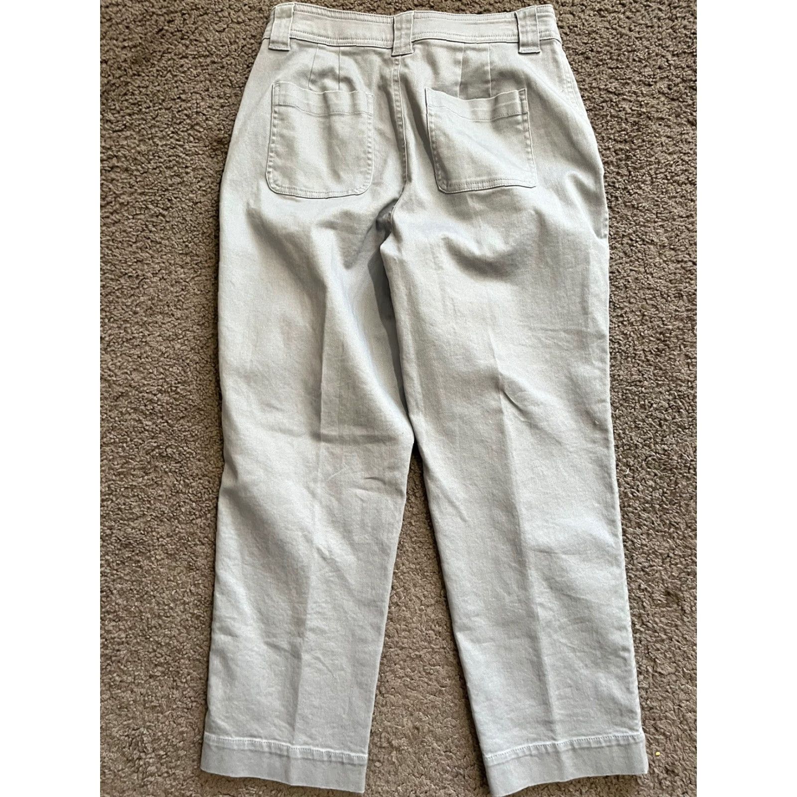 Vintage A New Day Jeans Women Wide-Leg 6 Light Blue Cotton Blend High Rise Stretch Pockets Denim Size 28" / US 6 / IT 42 - 3 Thumbnail