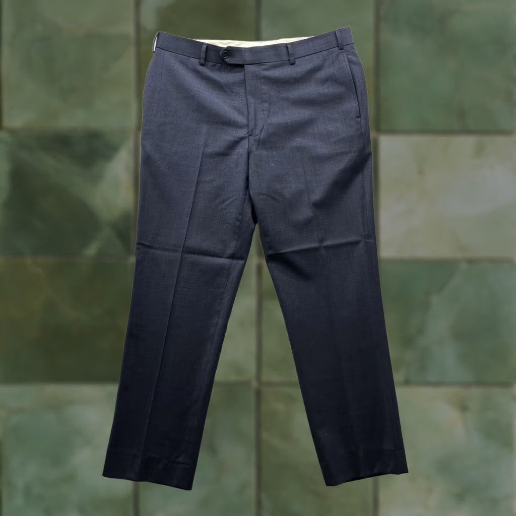 Brooks Brothers Brooks Brothers Regent Pants Mens 38x30 Navy Blue Glen Plaid Dress Pants Size US 38 / EU 54 - 1 Thumbnail