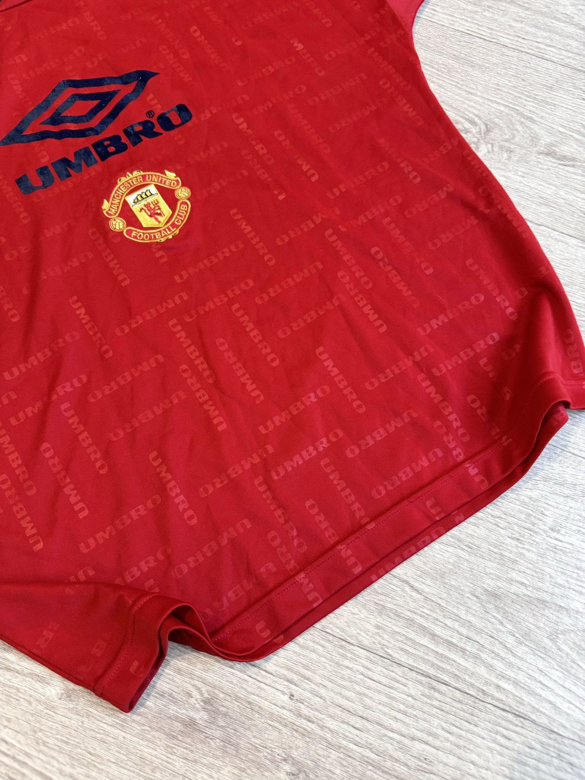 Umbro 🔷Vintage Umbro Manchester United Soccer jersey 90s🔷 Size US L / EU 52-54 / 3 - 2 Thumbnail