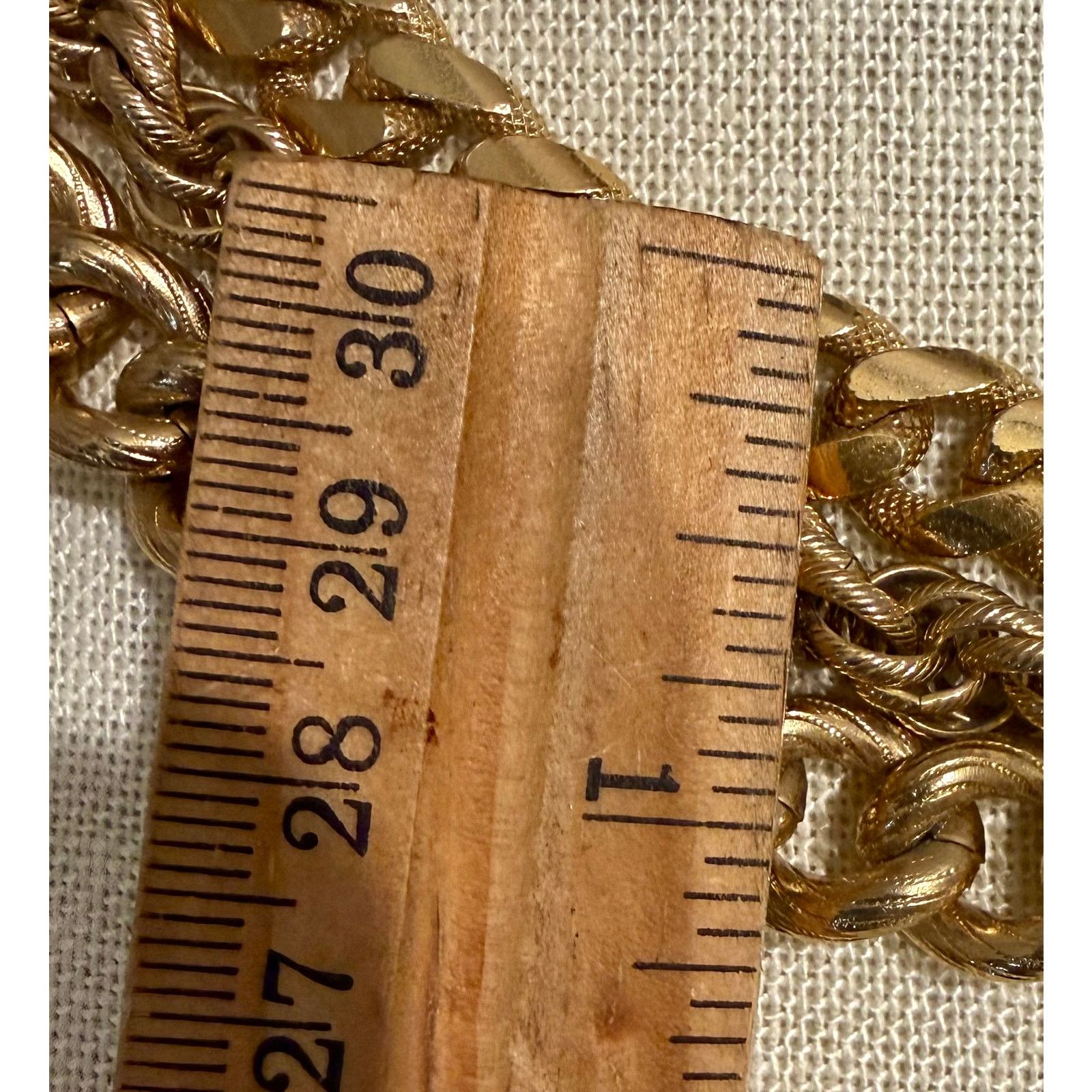 Monet Vintage Monet Chunky Runway Chain 20” Gold Tone Size ONE SIZE - 3 Thumbnail