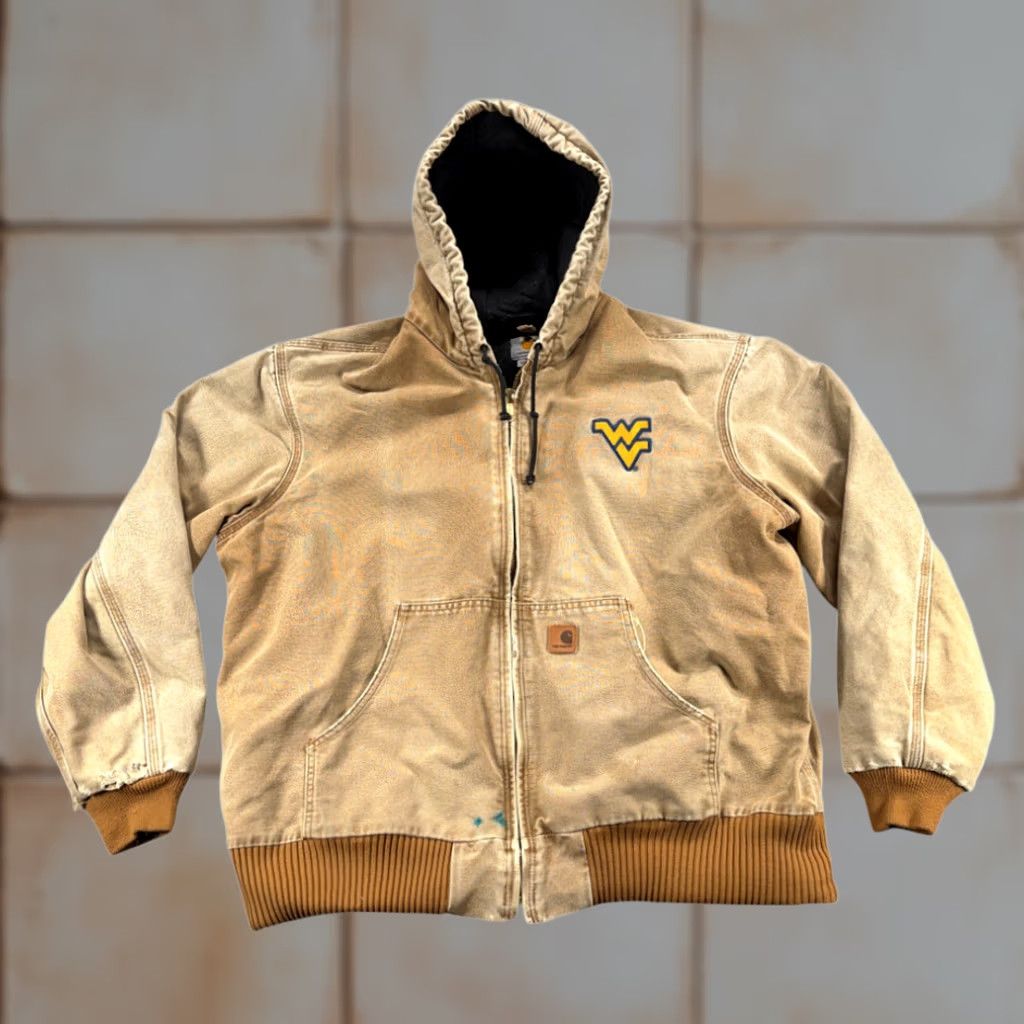 Carhartt VINTAGE Carhartt Jacket Adult EXTRA LARGE Brown Fade Duck Canvas Hooded Workwear WV Logo XL Mens Add wording remains from original title Size US XL / EU 56 / 4 - 1 Thumbnail