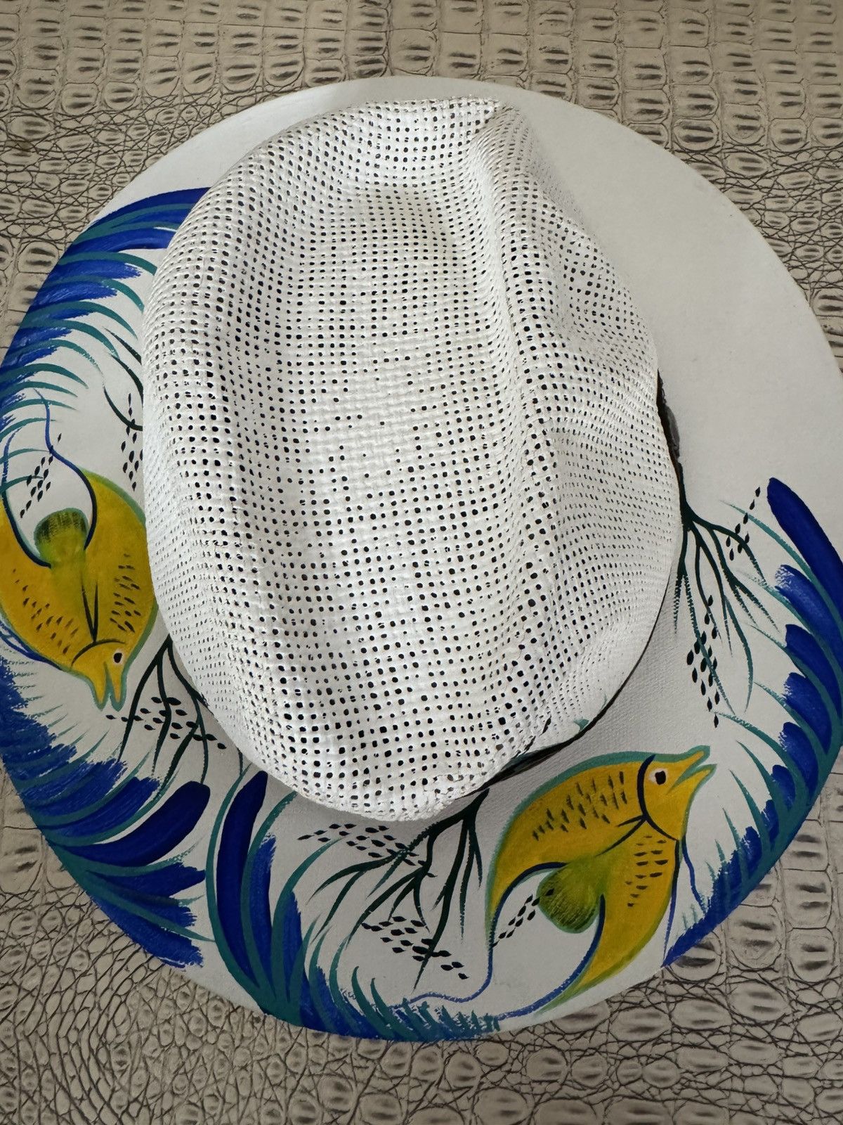 Other Mexican artisanal hand-painted fedora hat Size ONE SIZE - 3 Thumbnail