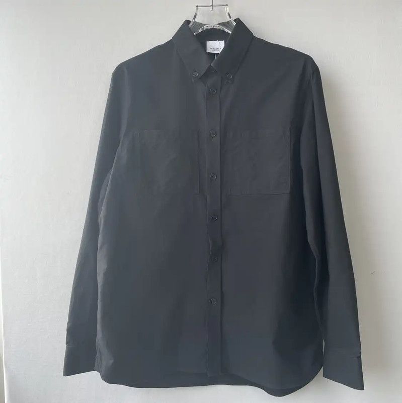 Burberry Burberry Black Long Sleeve Men's Shirt Size US S / EU 44-46 / 1 - 1 Thumbnail