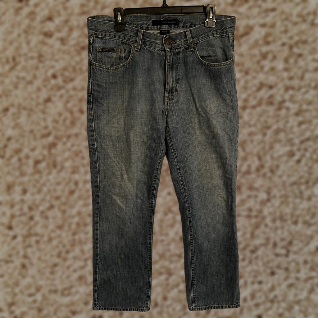 Calvin Klein Calvin Klein Jeans Straight Leg Medium Wash Denim Mens 32 (33x30) Size US 32 / EU 48 - 1 Thumbnail