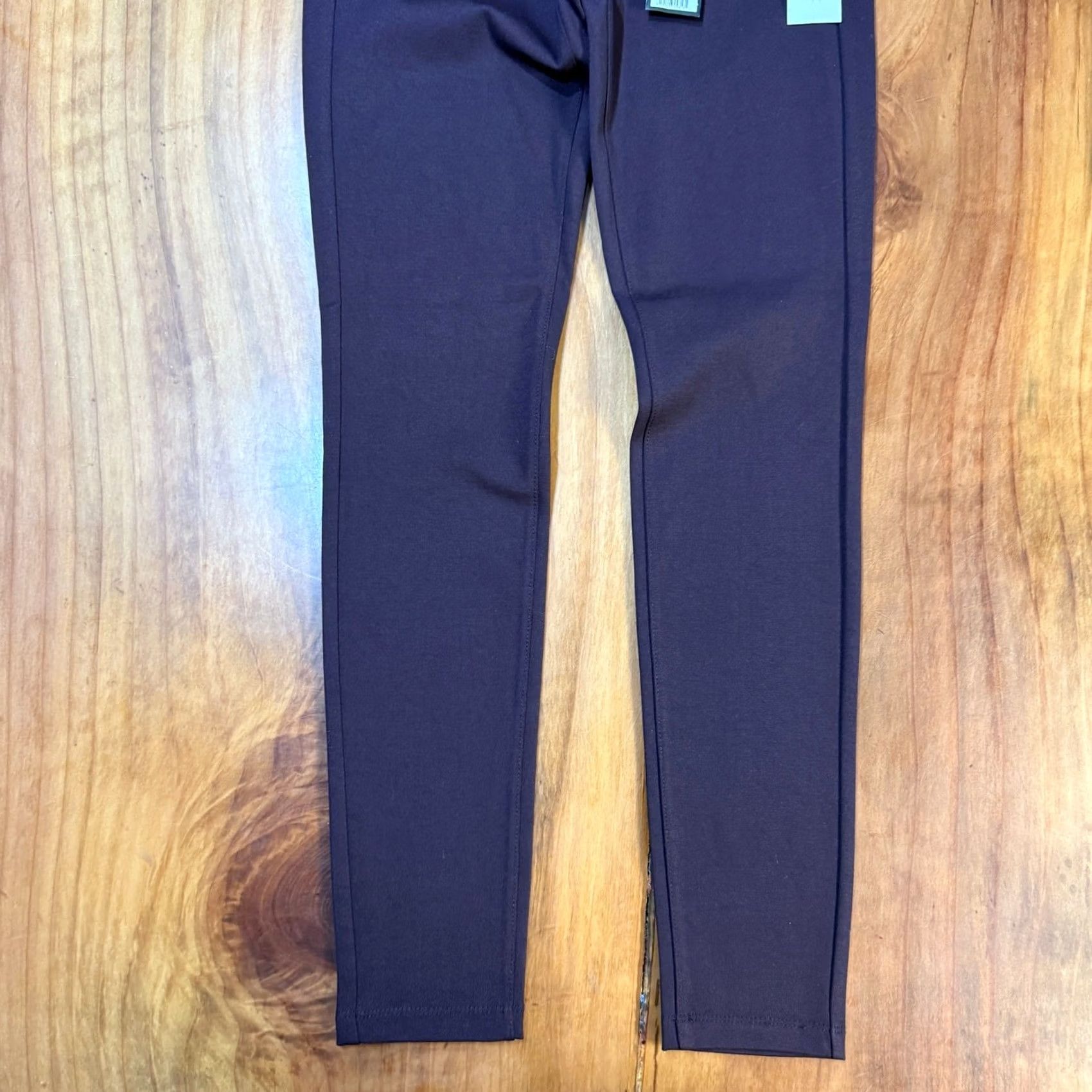 Vintage Liverpool Skinny Purple Knit Stretch Slim Fit Pants for Women 2 - Womens Size 28" / US 6 / IT 42 - 2 Thumbnail