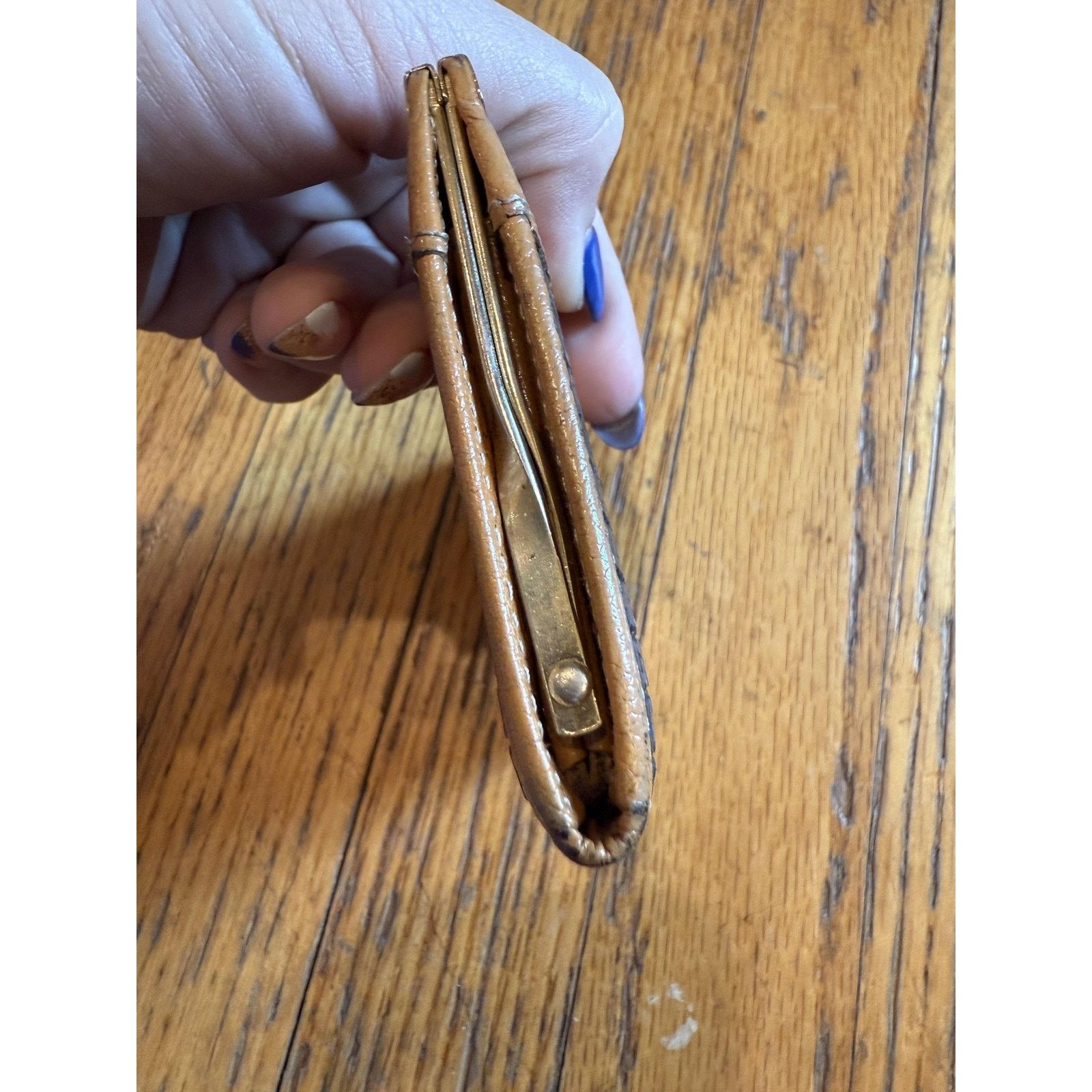 TED LAPIDUS Vintage Ted Lapidus Womens Wallet Black Tan Leather Size ONE SIZE - 3 Thumbnail