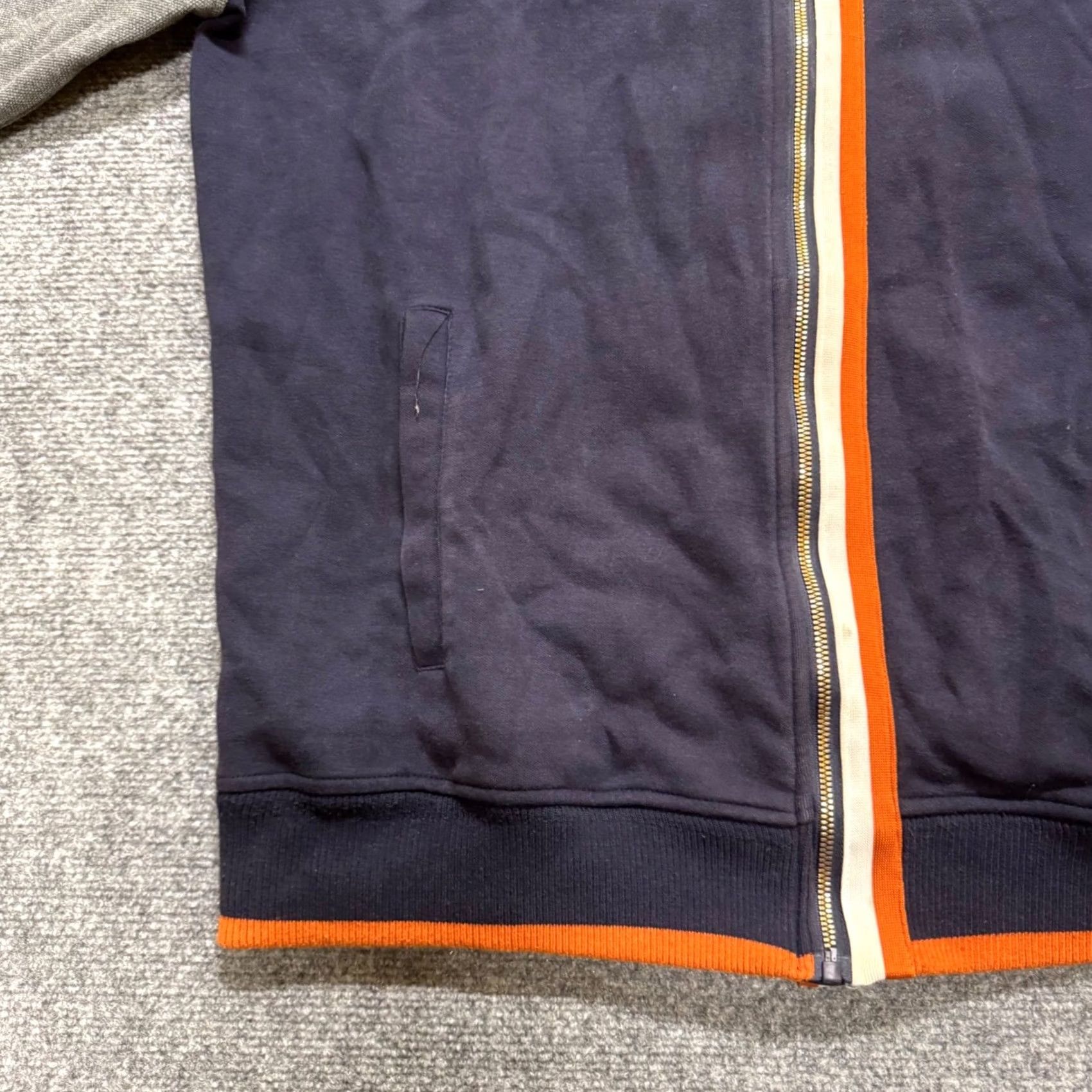 Vintage VINTAGE Sean John Full-zip Jacket Men 2XL Navy Blue Striped Y2K Hip-hop Diddy Jacket Size US XXL / EU 58 / 5 - 7 Thumbnail