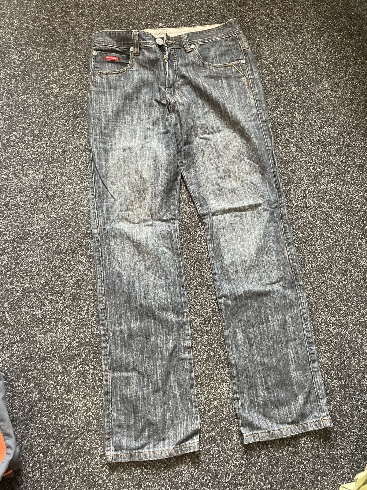 If Six Was Nine × Lamborghini 90s conino LAMBORGHIN jeans denim pants baggy old money Size US 33 - 2 Thumbnail