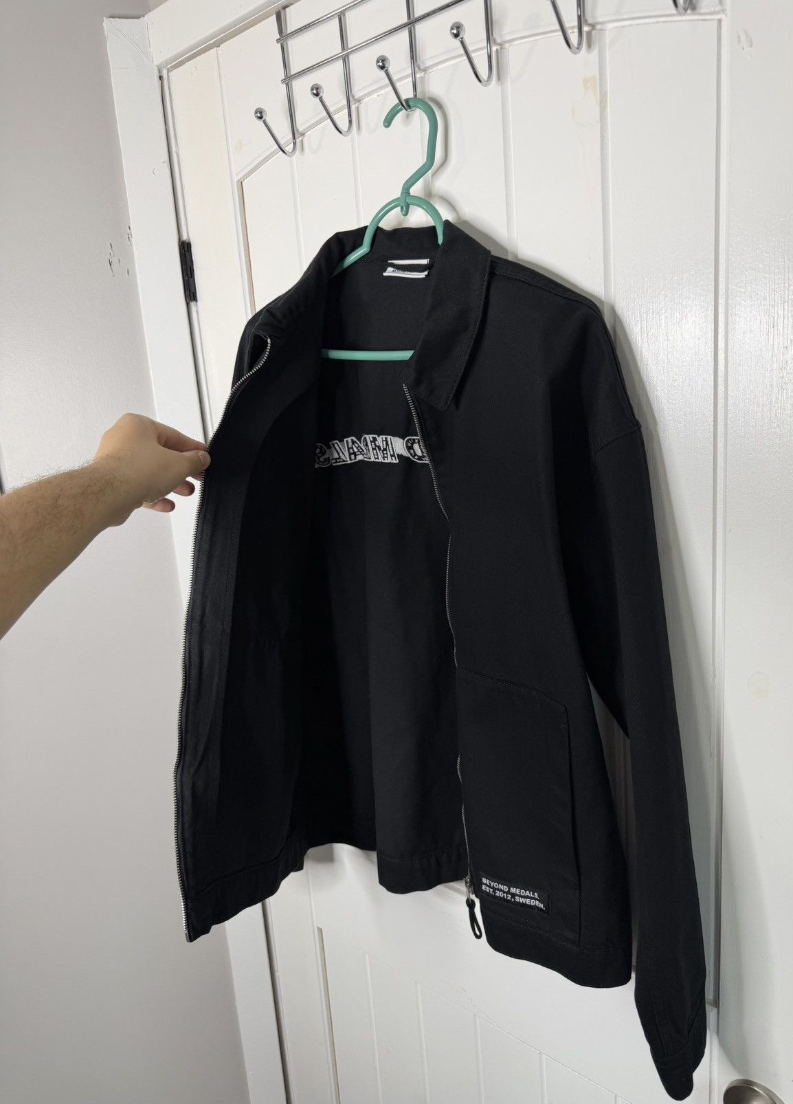 Other Beyond Medals Twill Jacket Black Size Small (Oversized Fit) Size US S / EU 44-46 / 1 - 3 Thumbnail
