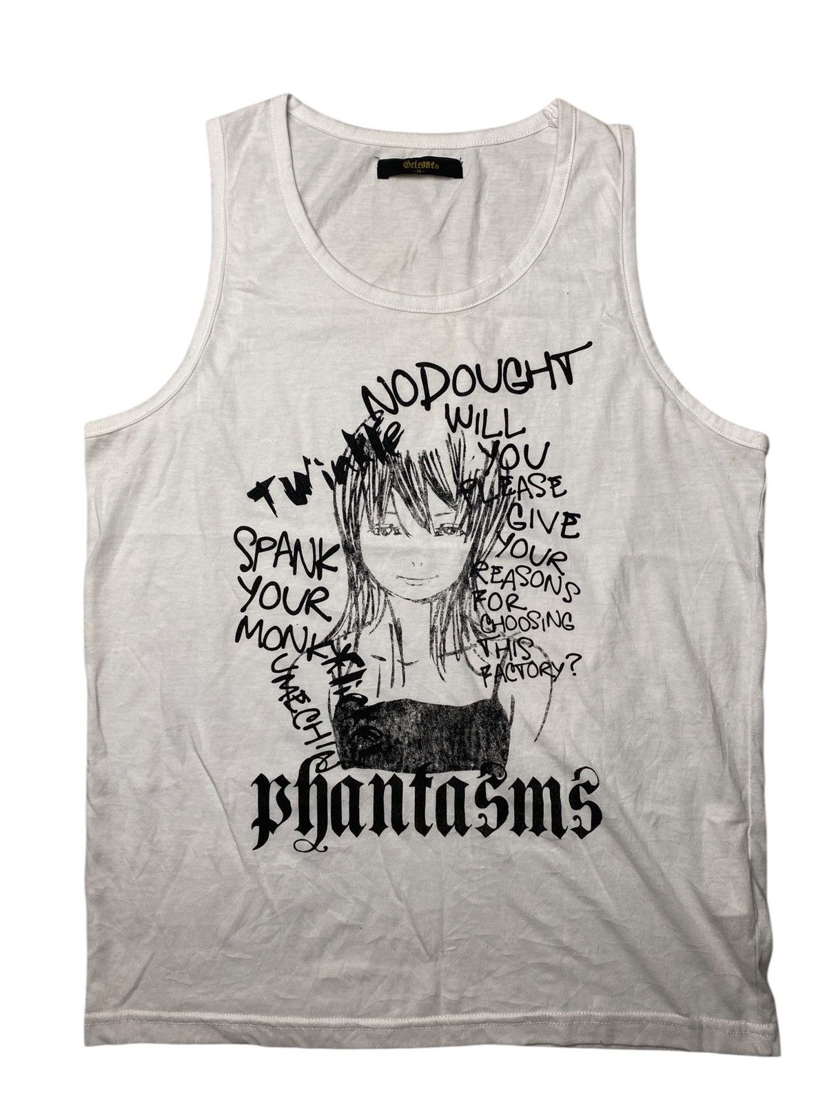 Hysteric Glamour × If Six Was Nine × Japanese Brand 2000's Beleone Punk Girl Phantasm Tanktop Size US S / EU 44-46 / 1 - 1 Thumbnail