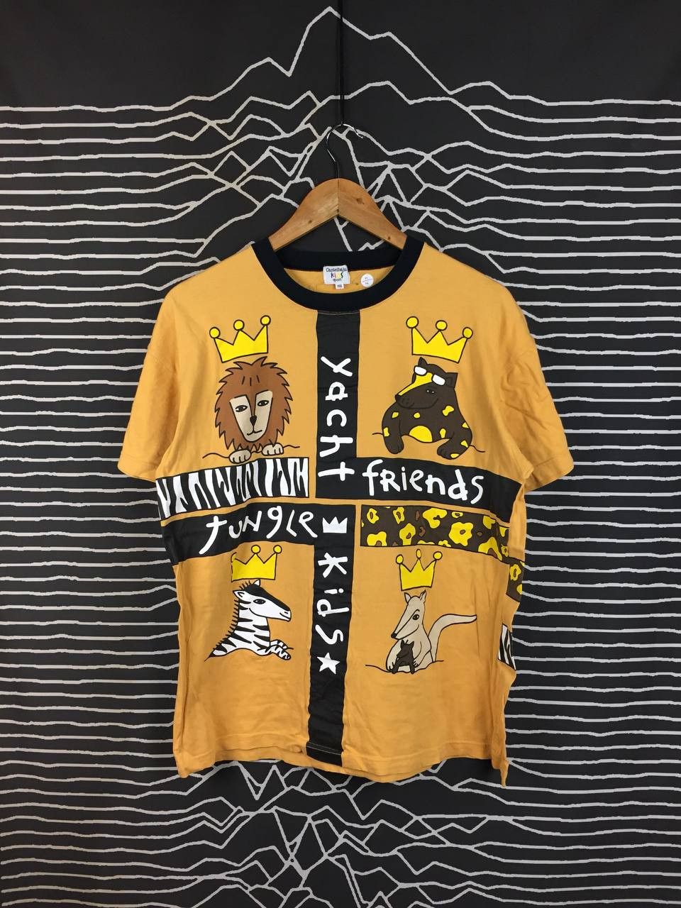 Jean Charles De Castelbajac Vtg 90s Castelbajac Kids Sport Jungle Friends Pop Art Tee Size US M / EU 48-50 / 2 - 2 Thumbnail