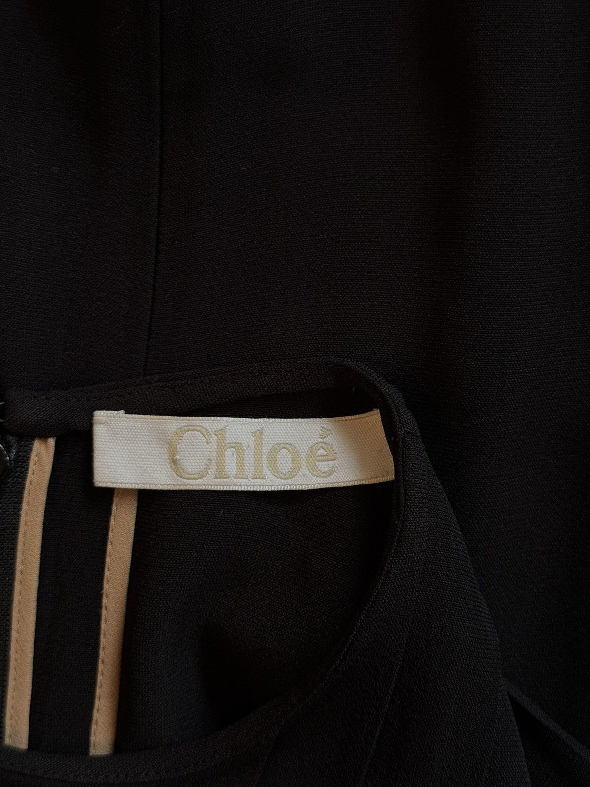 Chloe × Phoebe Philo × See by Chloe Chloe by Phoebe Philo 2000s vintage minimalist black dress Size S / US 4 / IT 40 - 5 Thumbnail