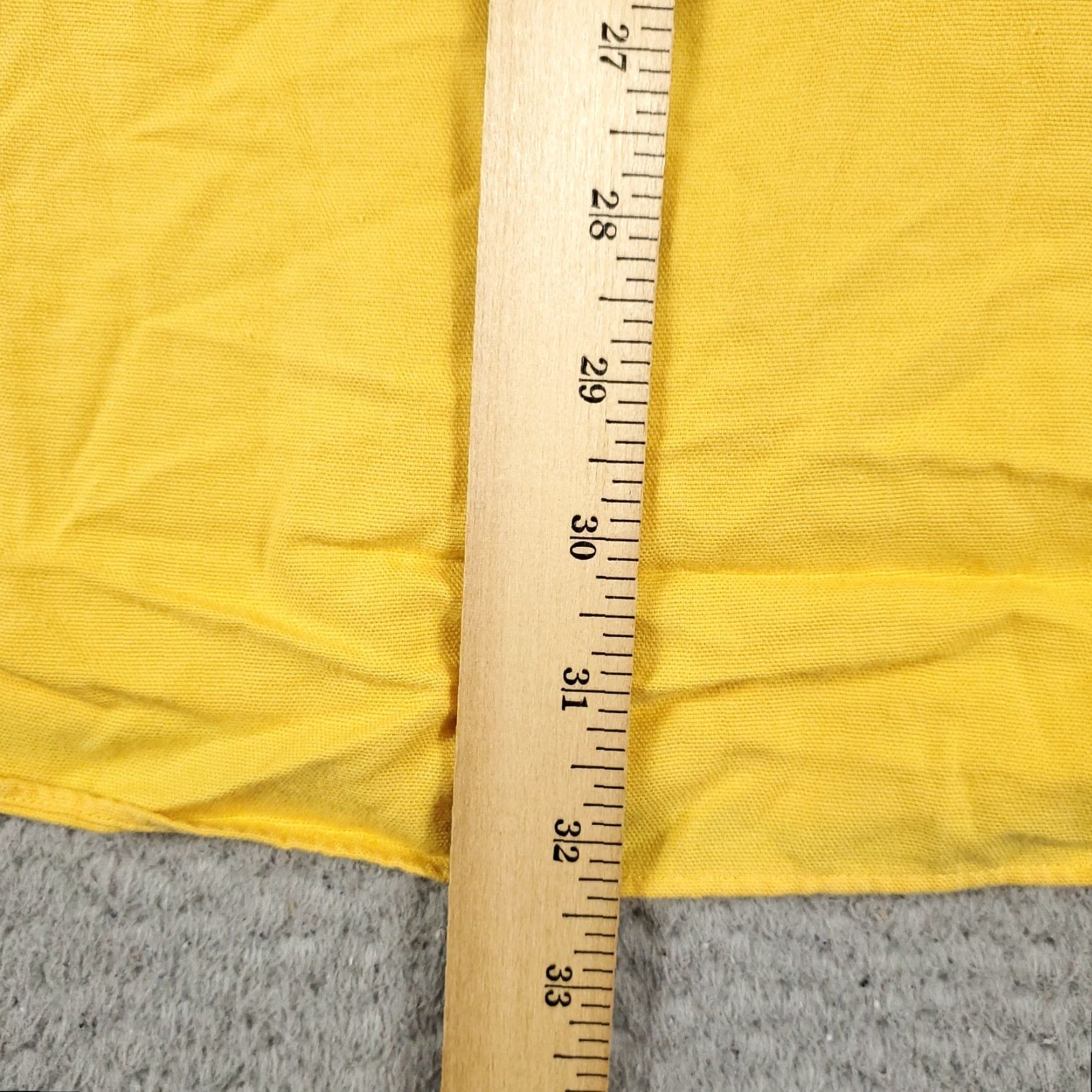 Tommy Hilfiger Tommy Hilfiger Dress Shirt Mens 16 Yellow Long Sleeve Button Up Cotton Classic Preppy American Mens Size US L / EU 52-54 / 3 - 6 Thumbnail