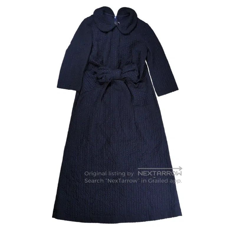 Comme des Garcons Comme Des Garcons size S Bow-decorated round neck dress Size S / US 4 / IT 40 - 1 Thumbnail