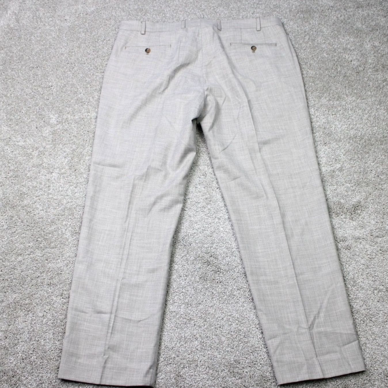 Ralph Lauren LAUREN Ralph Lauren Pants Mens 38x30 Beige Flat Front Polyester/Viscose Stretch Size US 38 / EU 54 - 6 Thumbnail