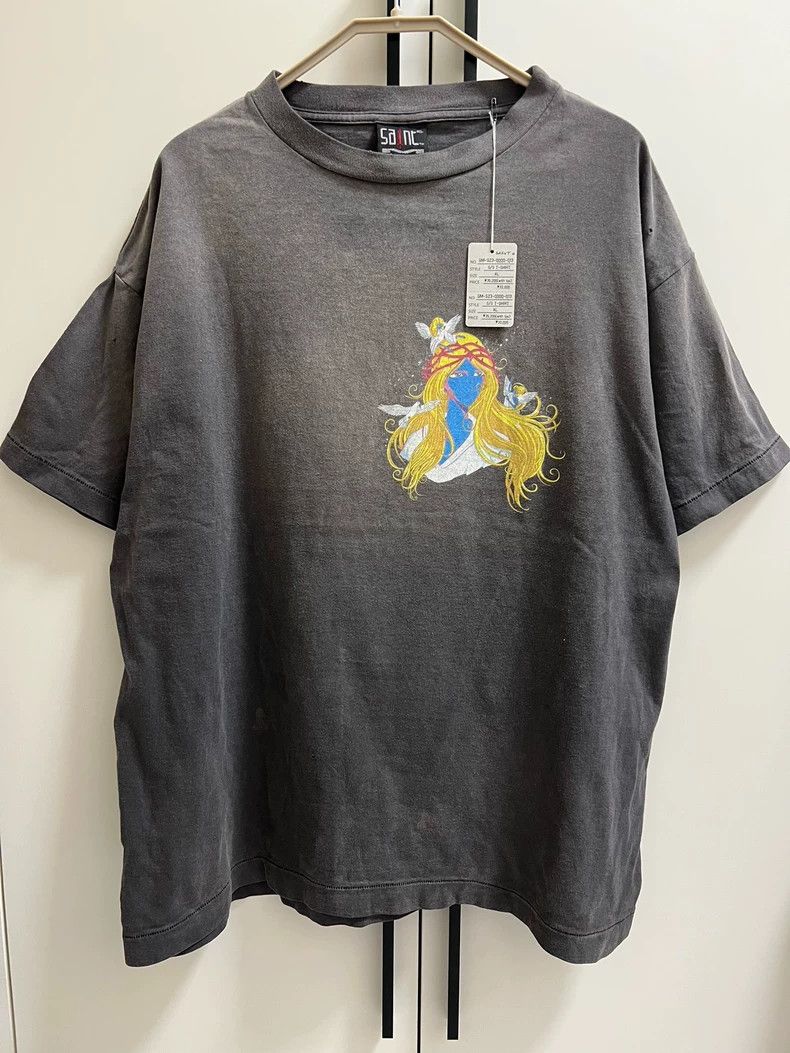 Saint Michael Saint Michael Blue Elf Printed Short Sleeves with Old Hole Size US XL / EU 56 / 4 - 1 Thumbnail