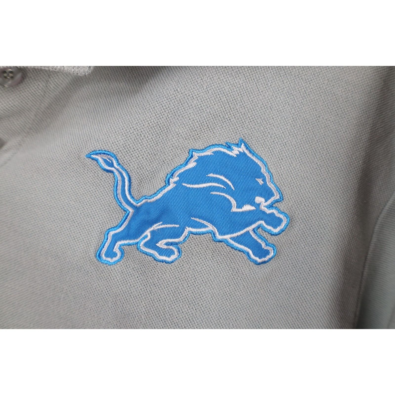 Vintage Vintage Detroit Lions Football Short Sleeve Polo Shirt Size US L / EU 52-54 / 3 - 4 Thumbnail