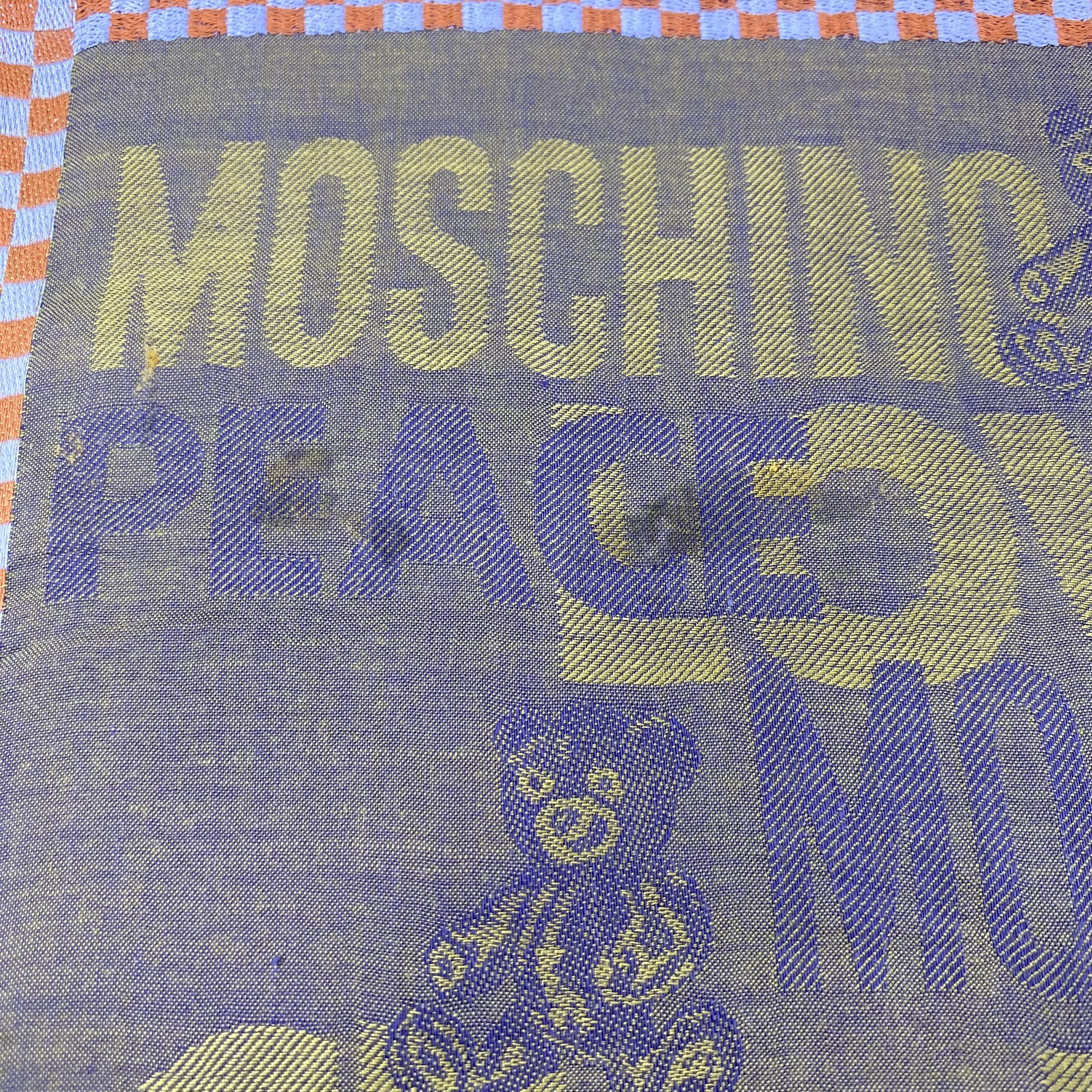 Moschino × Vintage Vintage Moschino Handkerchief / Bandana / Neckerchief-B1156 Size ONE SIZE - 6 Thumbnail