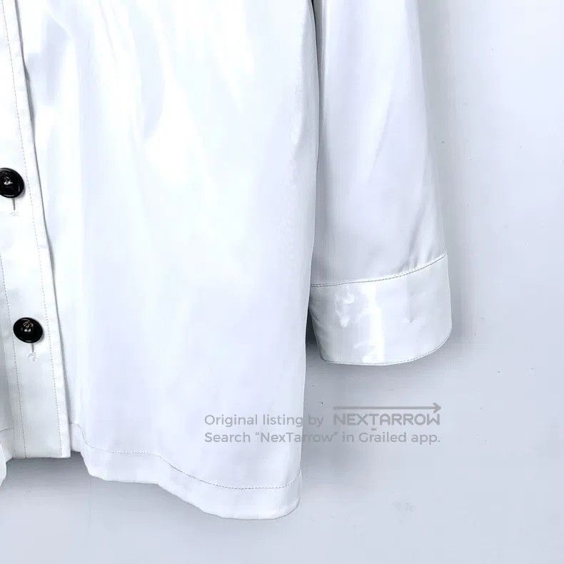 Fendi Fendi White patent leather lapel long sleeve single breast Size XXS / US 00 / IT 34 - 4 Thumbnail