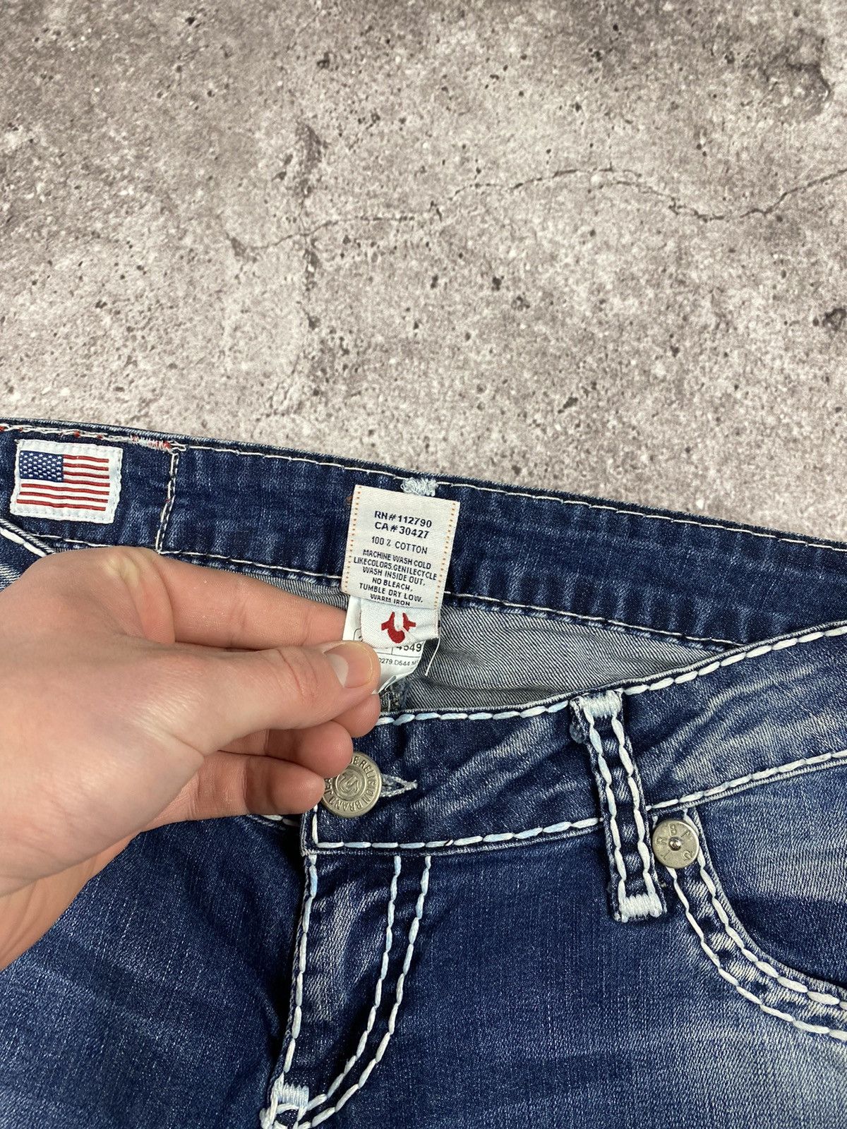 True Religion Rare Vintage True Religion Billy T Jeans Size 31 Y2K Drip Size 31" - 8 Thumbnail