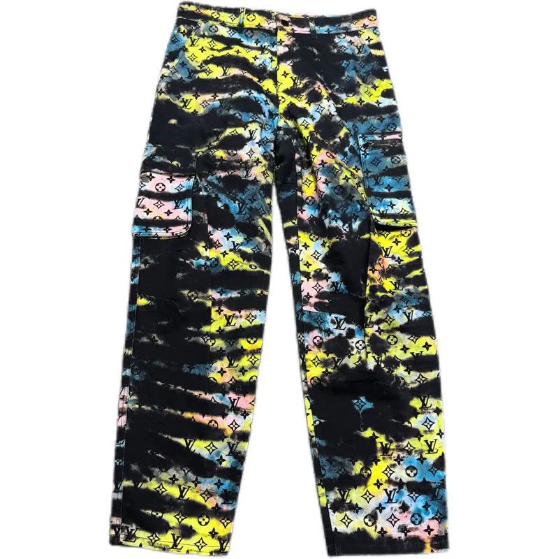 Louis Vuitton Louis Vuitton Multicolor Cotton Casual Pants 0089 Size US 34 / EU 50 - 1 Thumbnail