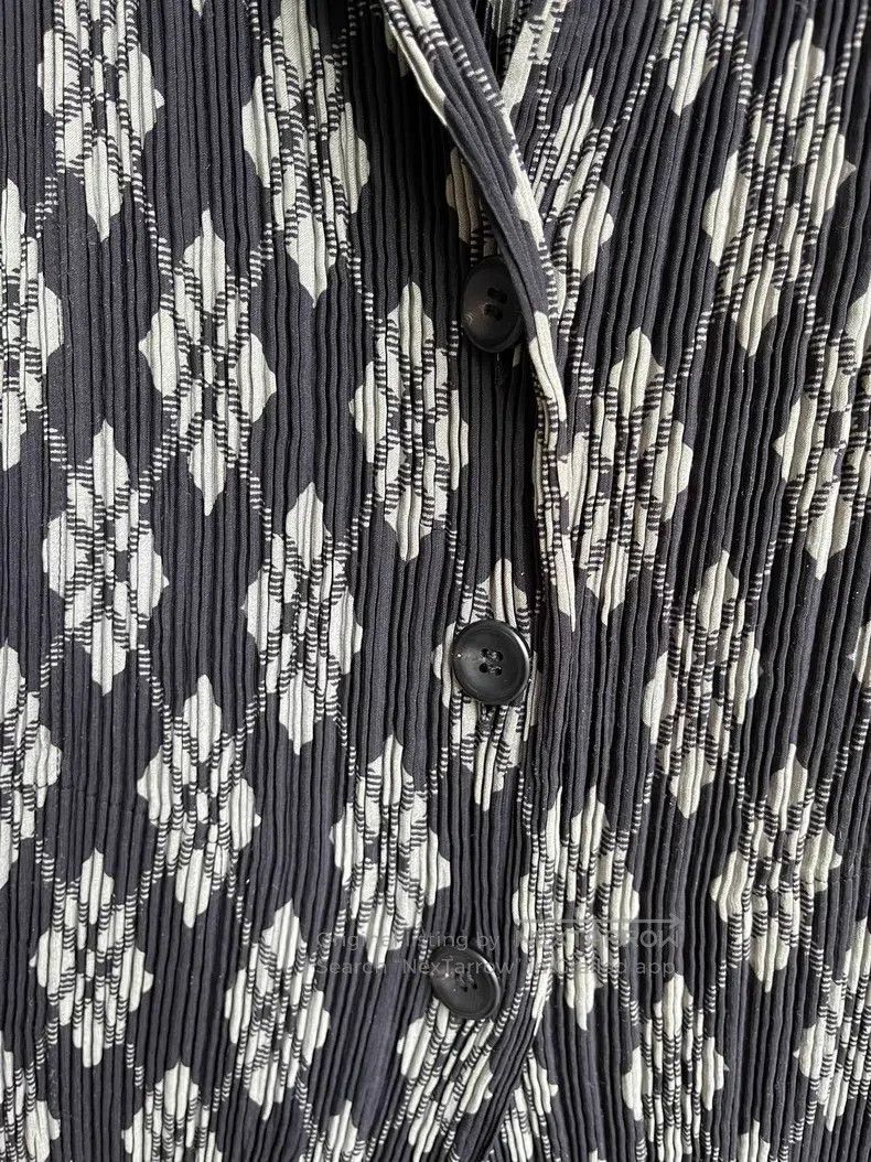 Issey Miyake Issey Miyake Black Pleated Cardigan Size M / US 6-8 / IT 42-44 - 5 Thumbnail