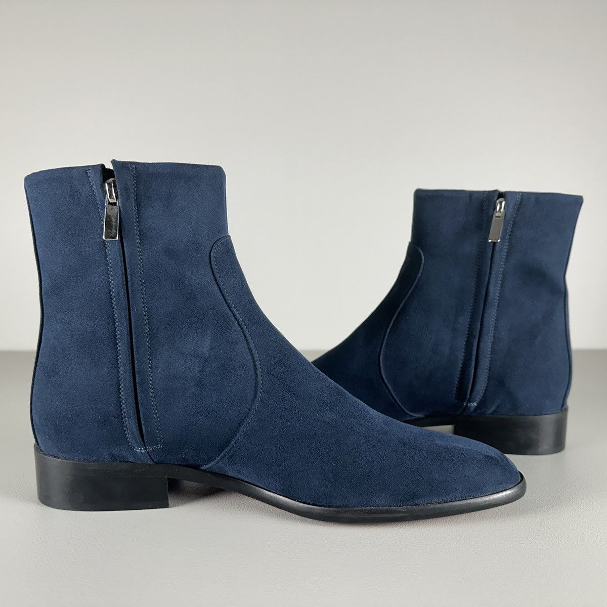 Area AERA Charli Vegan Flat Ankle Suede-Effect Boots Size US 8.5 / IT 38.5 - 4 Thumbnail