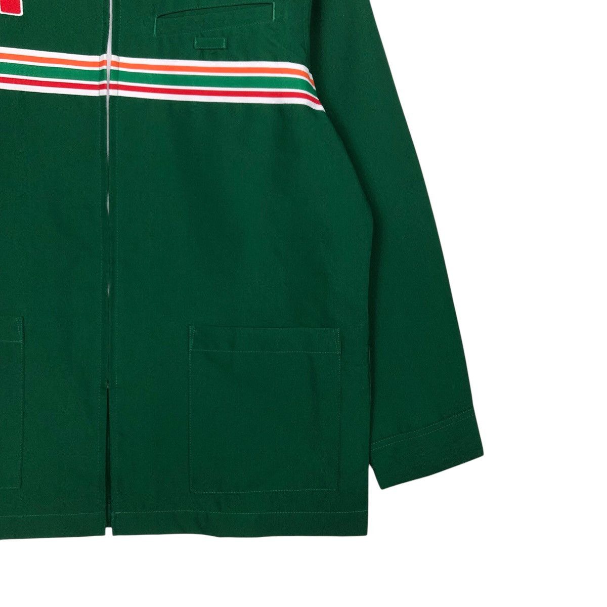 Japanese Brand 📌Vintage Worker Zipper Light Jacket 7-Eleven Japan Big Logo Size US M / EU 48-50 / 2 - 6 Thumbnail